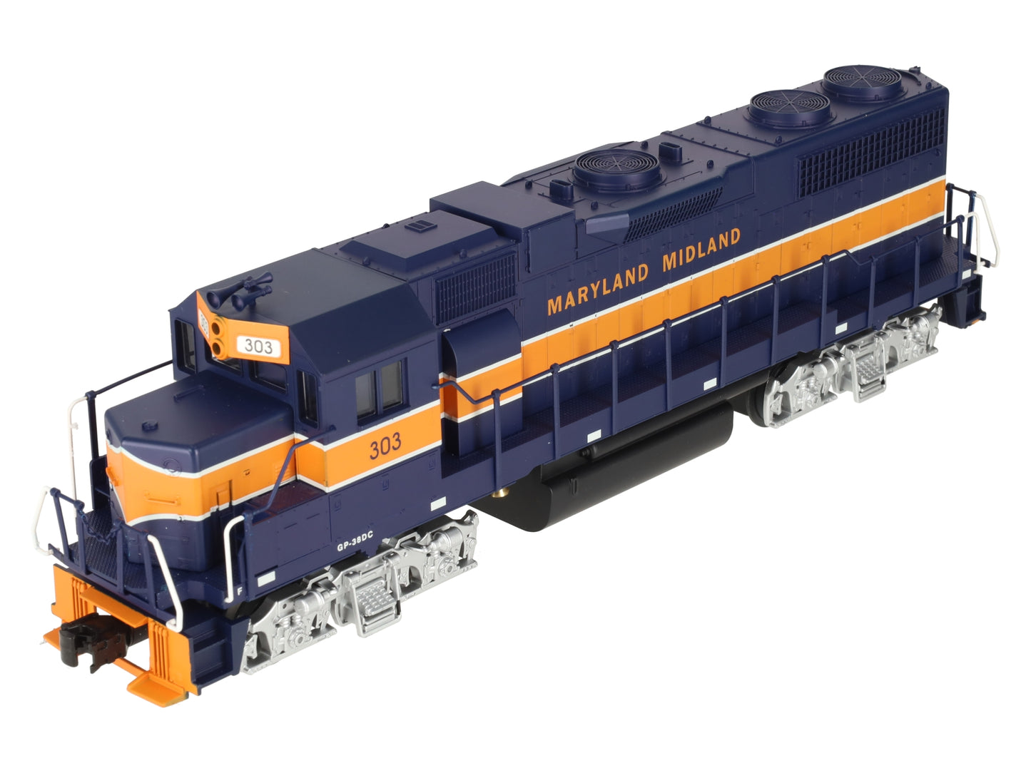 Weaver 7575LP O Maryland Midland GP38-2 Diesel Locomotive w/Sound #303 LN/Box