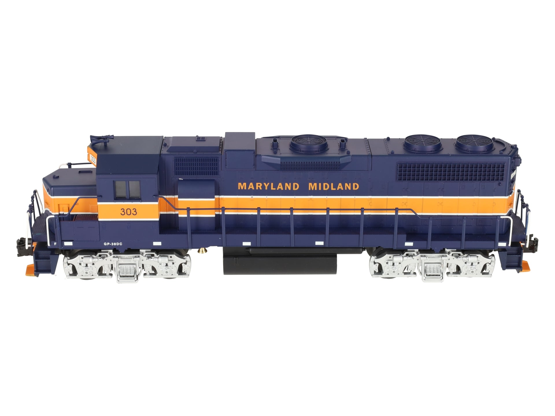 Weaver 7575LP O Maryland Midland GP38-2 Diesel Locomotive w/Sound #303 LN/Box