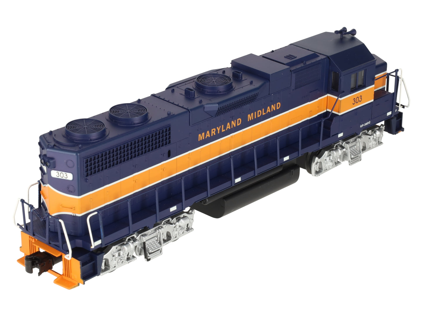 Weaver 7575LP O Maryland Midland GP38-2 Diesel Locomotive w/Sound #303 LN/Box