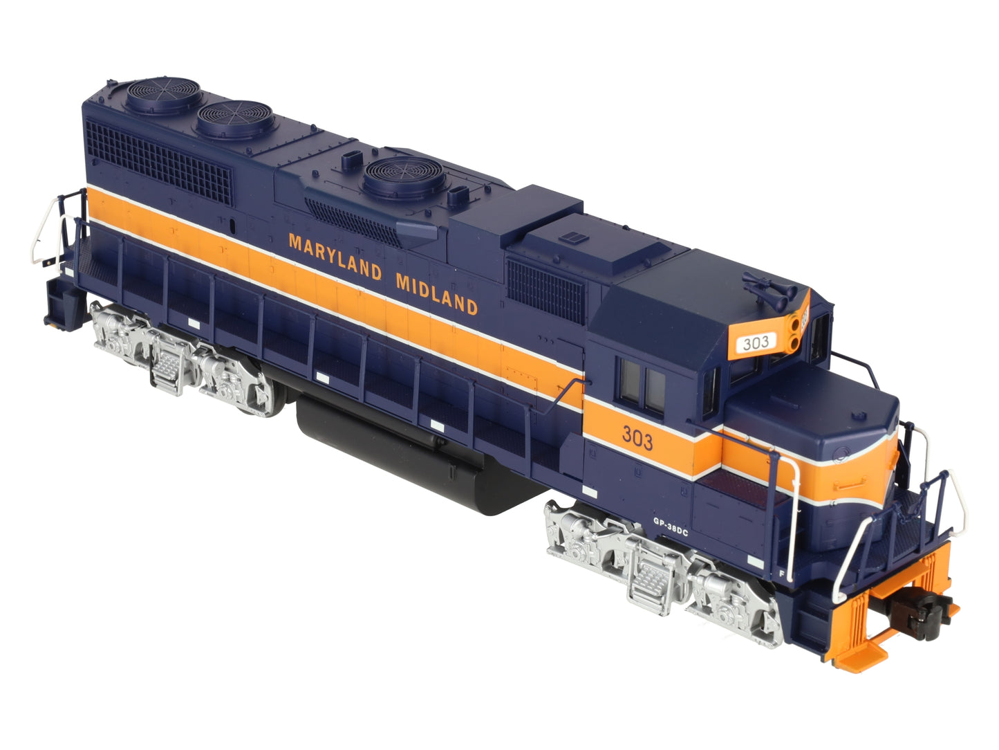 Weaver 7575LP O Maryland Midland GP38-2 Diesel Locomotive w/Sound #303 LN/Box