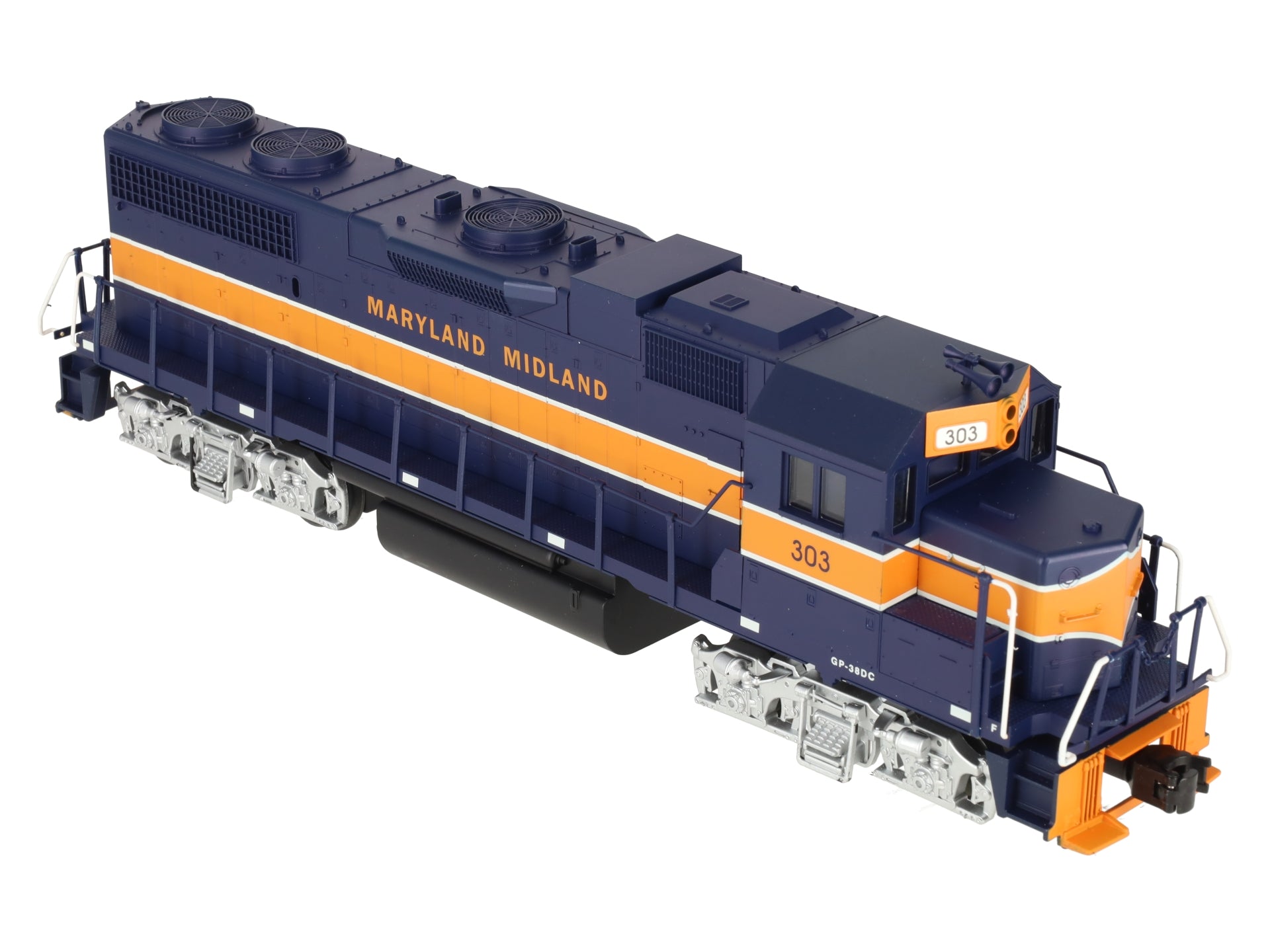 Weaver 7575LP O Maryland Midland GP38-2 Diesel Locomotive w/Sound #303 LN/Box