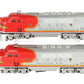 Lionel 2343 Vintage O Gauge Santa Fe F3 AA Diesel Locomotive Set VG