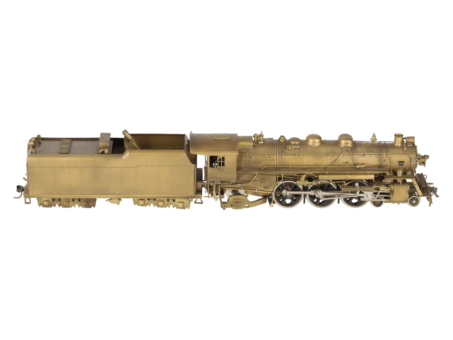 PFM United Models HO BRASS C&NW E-2 4-6-2 Steam Locomotive & Tender-Unpainted EX/Box
