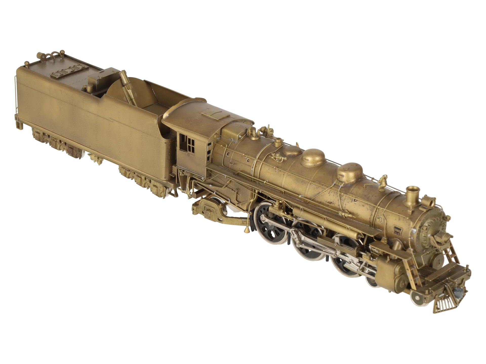 PFM United Models HO BRASS C&NW E-2 4-6-2 Steam Locomotive & Tender-Unpainted EX/Box