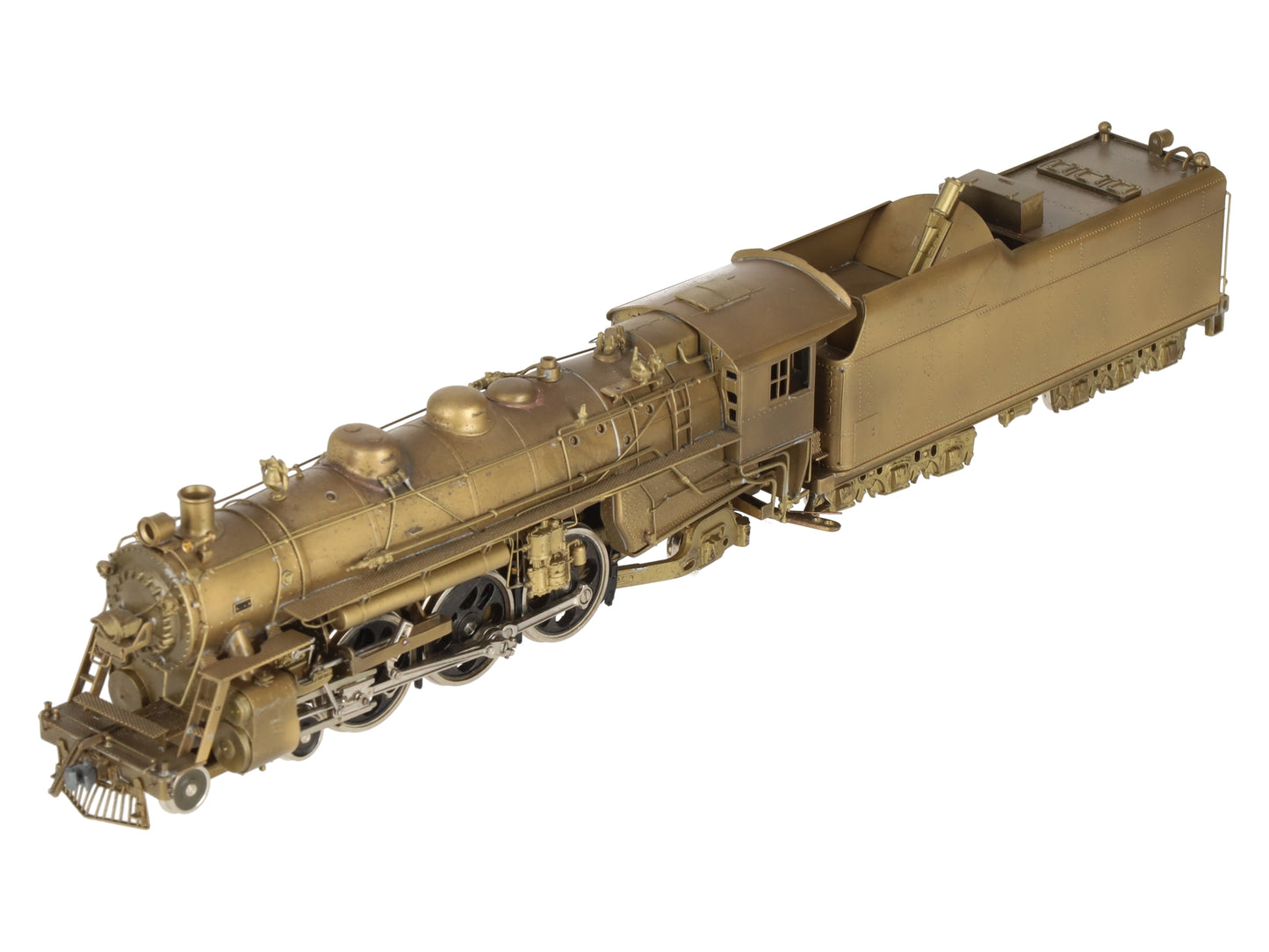 PFM United Models HO BRASS C&NW E-2 4-6-2 Steam Locomotive & Tender-Unpainted EX/Box