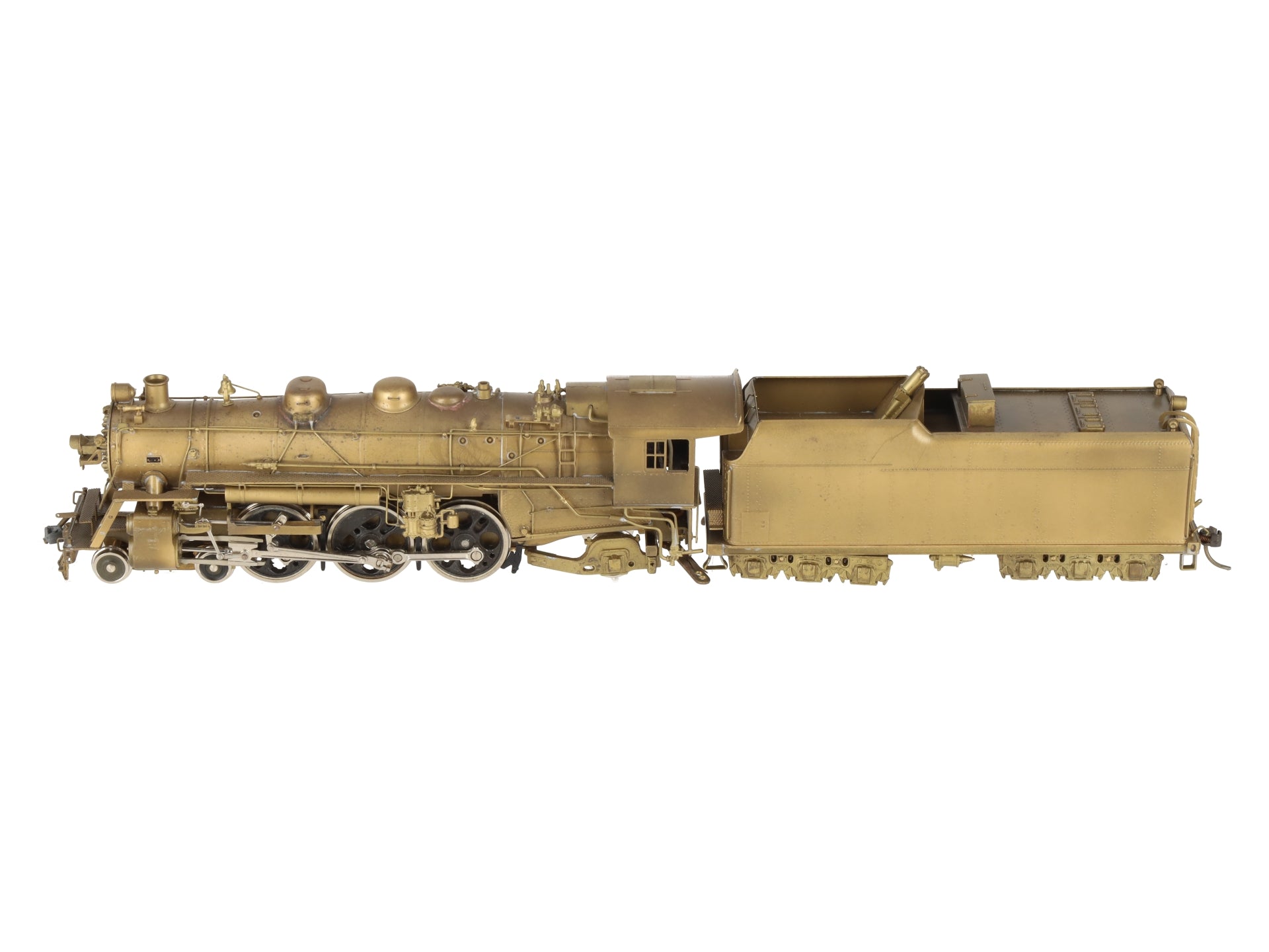 PFM United Models HO BRASS C&NW E-2 4-6-2 Steam Locomotive & Tender-Unpainted EX/Box