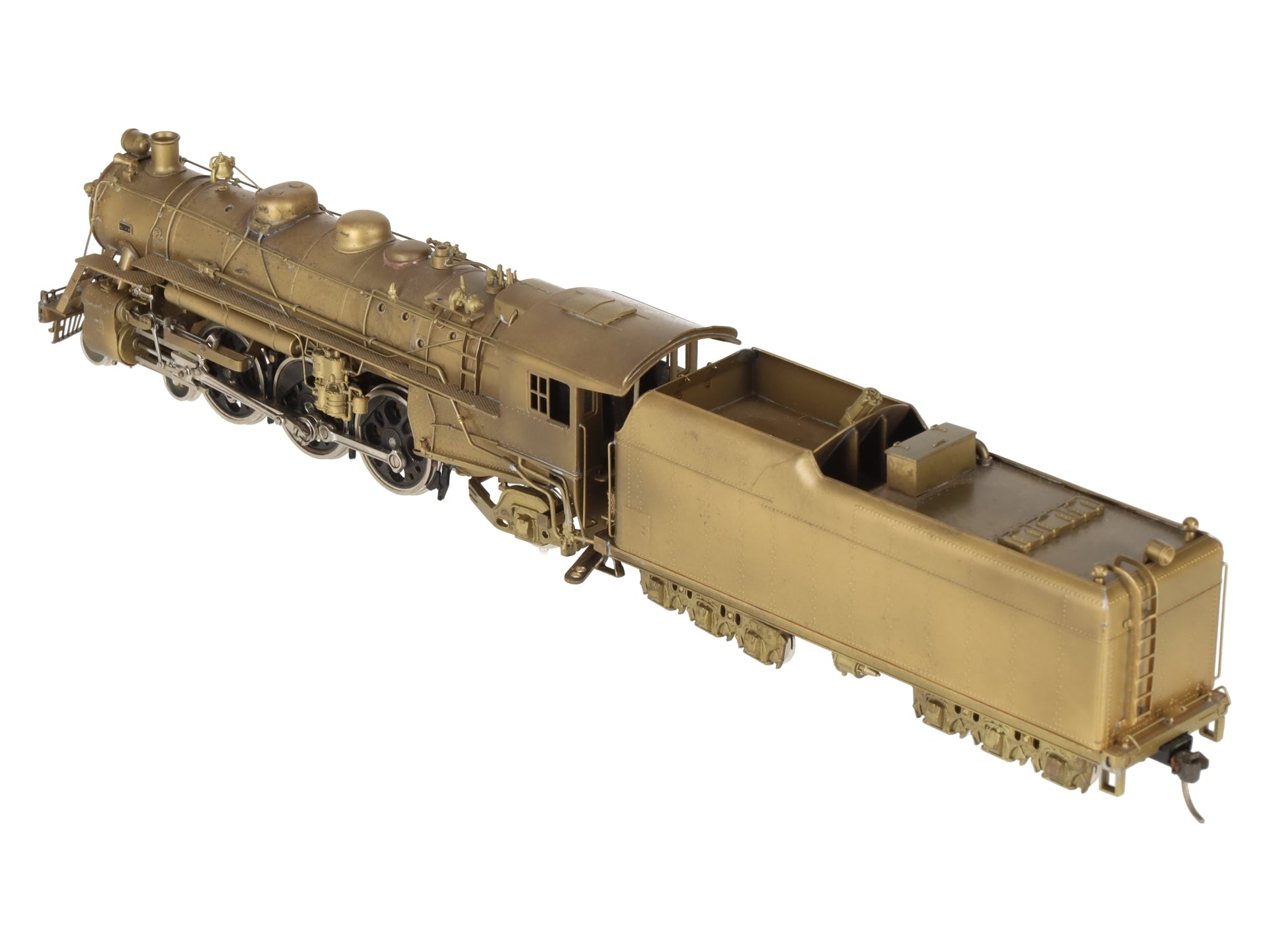 PFM United Models HO BRASS C&NW E-2 4-6-2 Steam Locomotive & Tender-Unpainted EX/Box