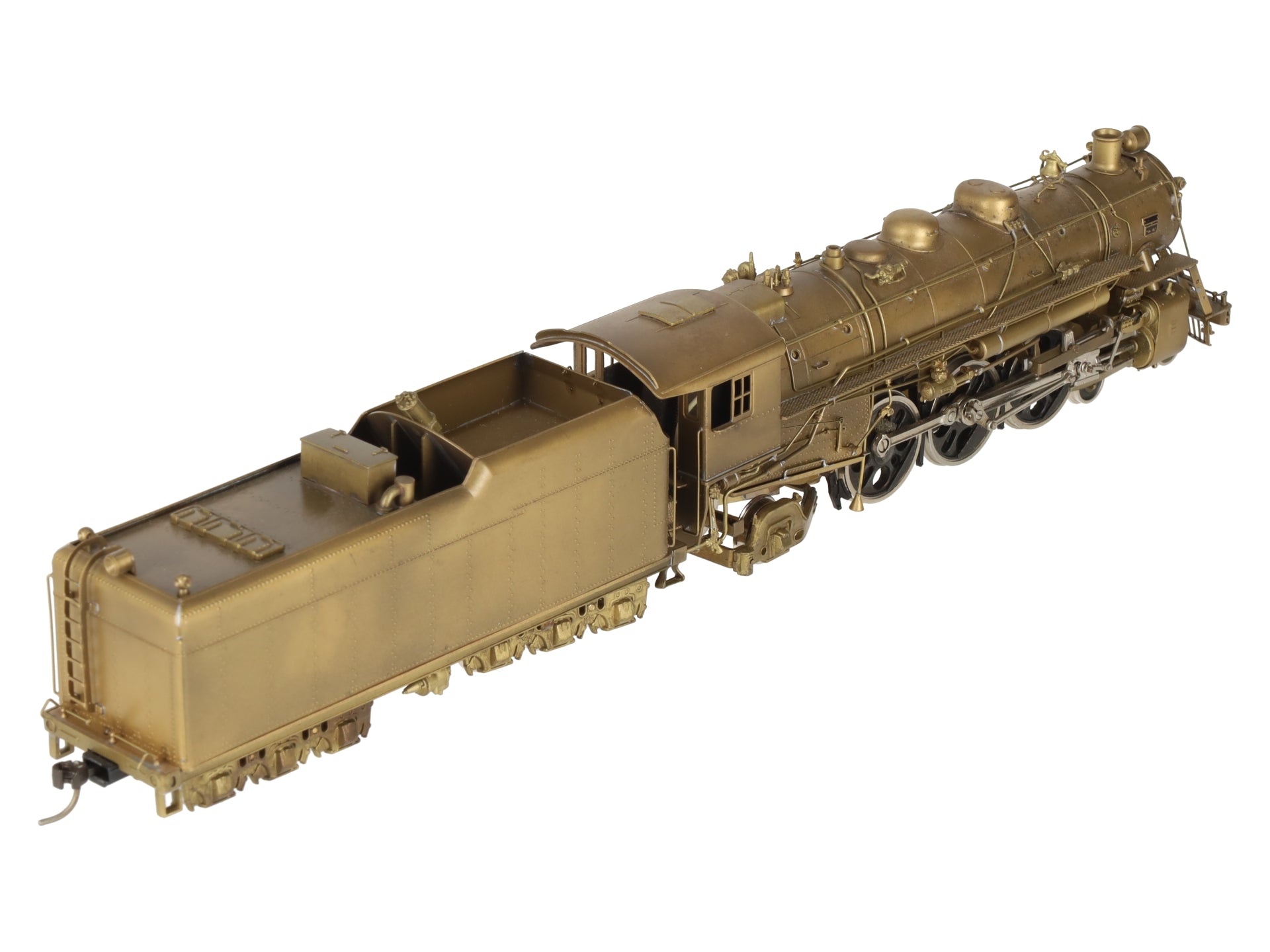 PFM United Models HO BRASS C&NW E-2 4-6-2 Steam Locomotive & Tender-Unpainted EX/Box