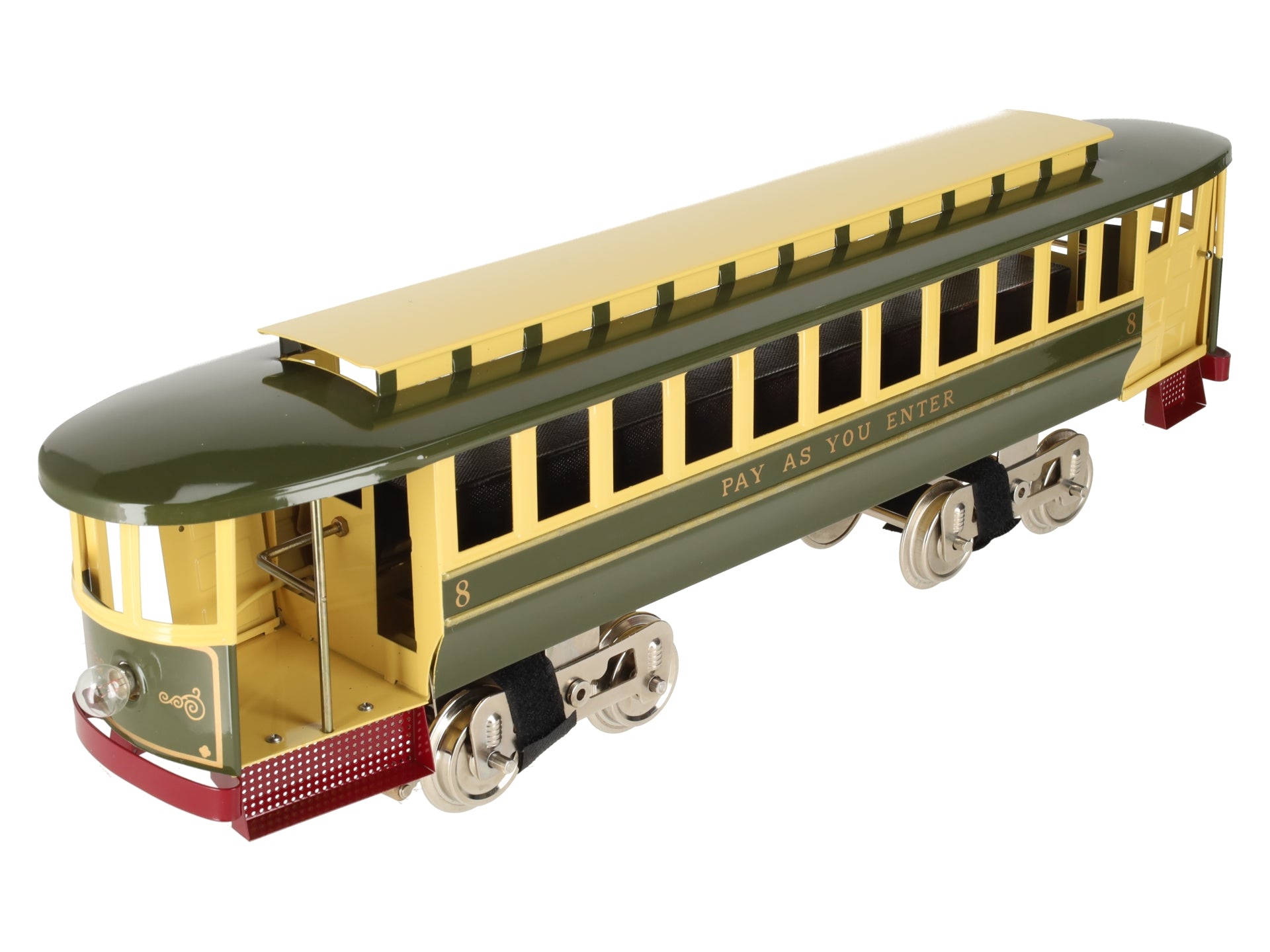 MTH 11-2024-1 Standard Pay-As-You-Enter Trolley w/ PS2 #8 NIB