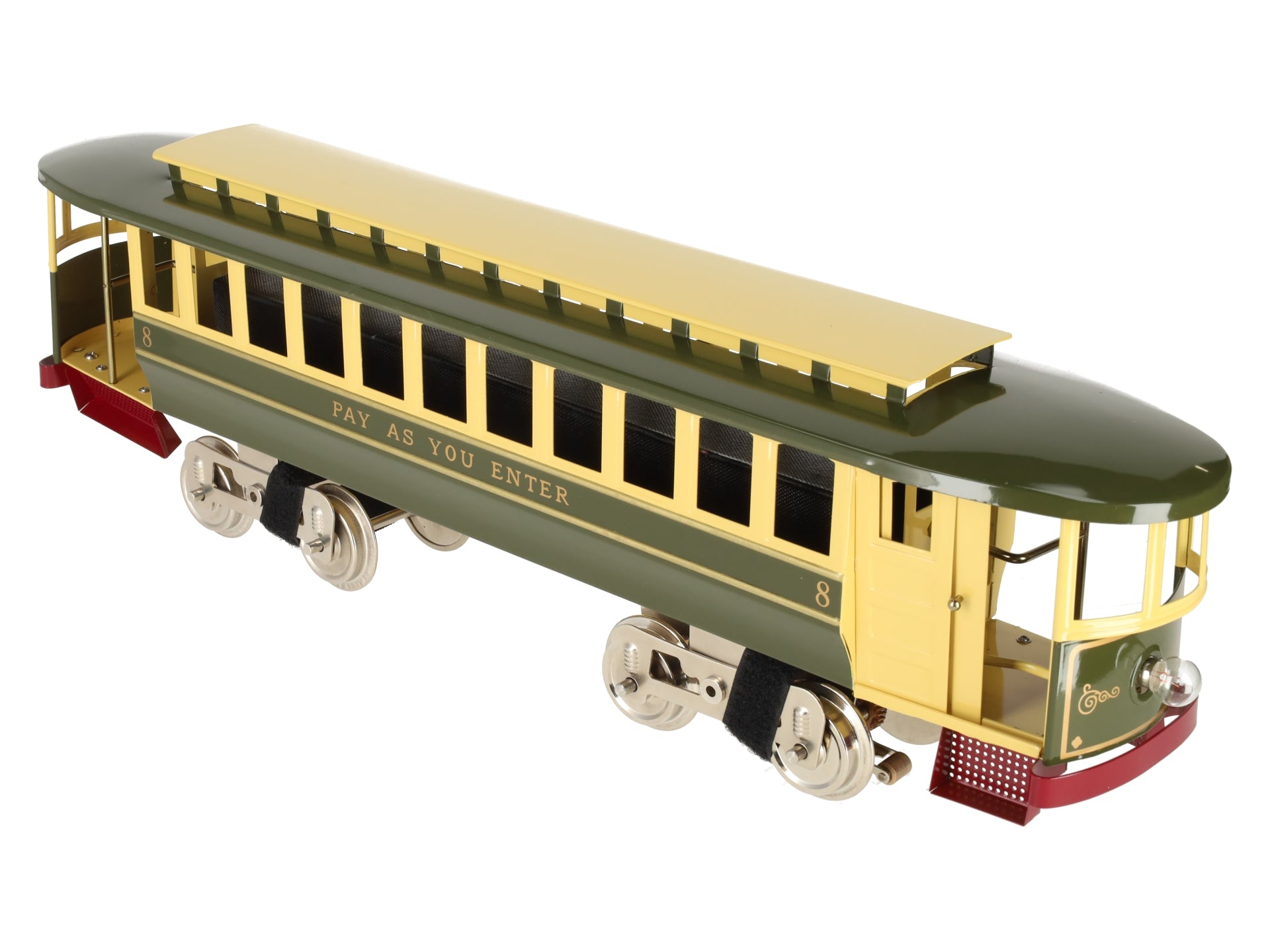MTH 11-2024-1 Standard Pay-As-You-Enter Trolley w/ PS2 #8 NIB