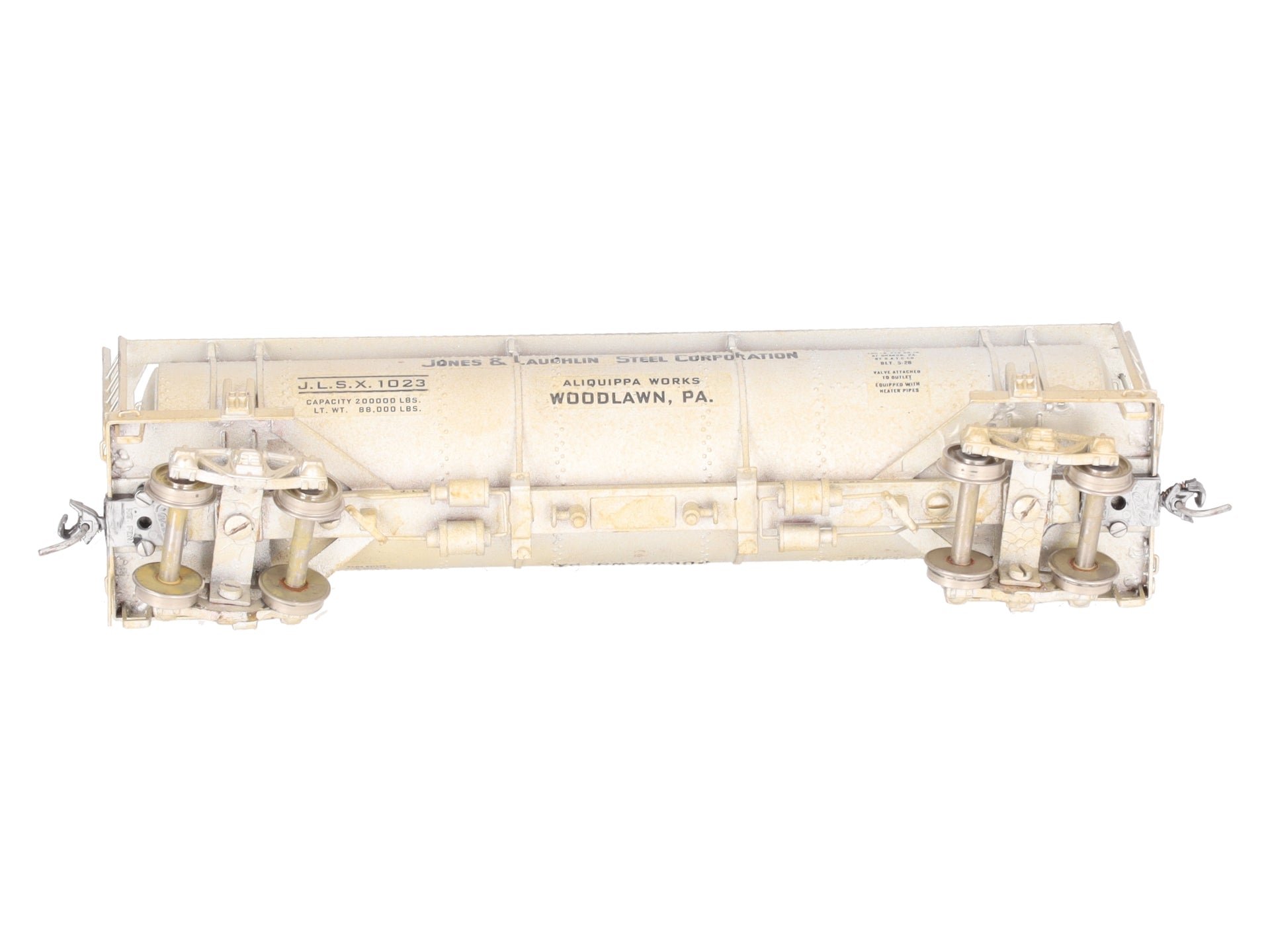 NWSL HO BRASS Jones & Laughlin 20,000 Gallon Tank Car - Painted/Box