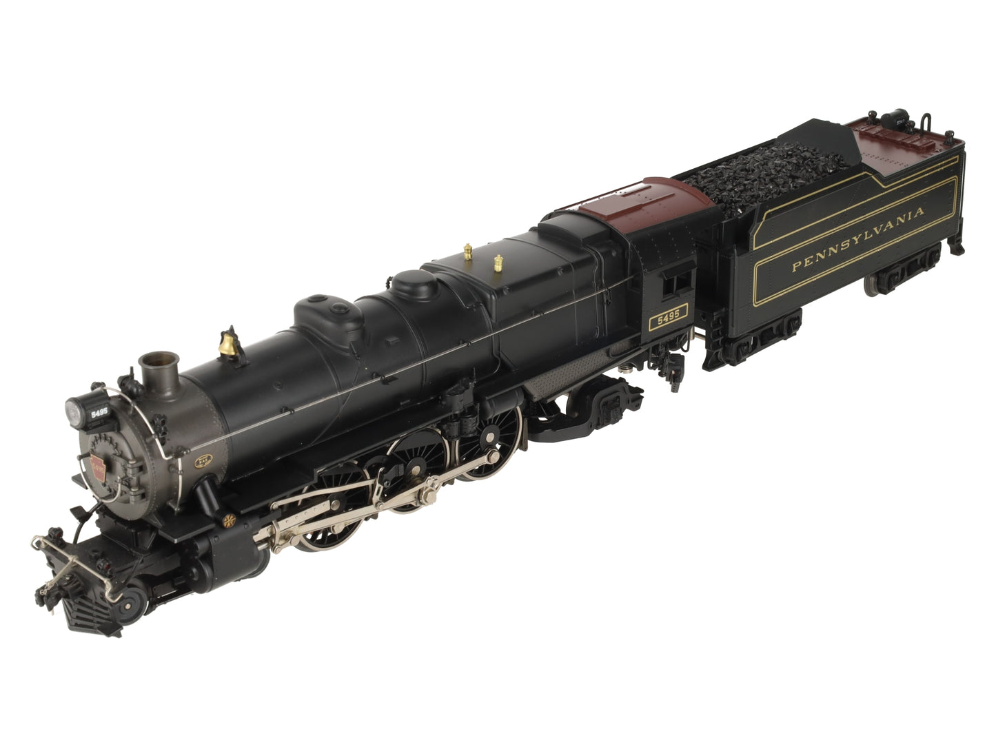 MTH 20-3019 O Gauge 3-Rail PRR Stean Locomotive w/PS1 #5495 EX/Box