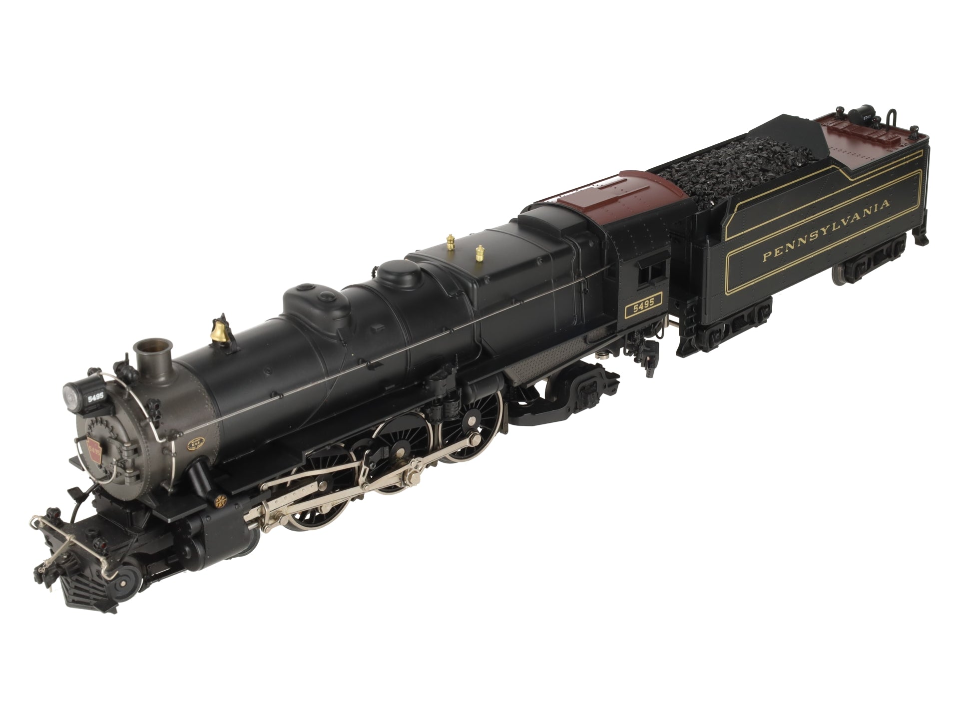 MTH 20-3019 O Gauge 3-Rail PRR Stean Locomotive w/PS1 #5495 EX/Box