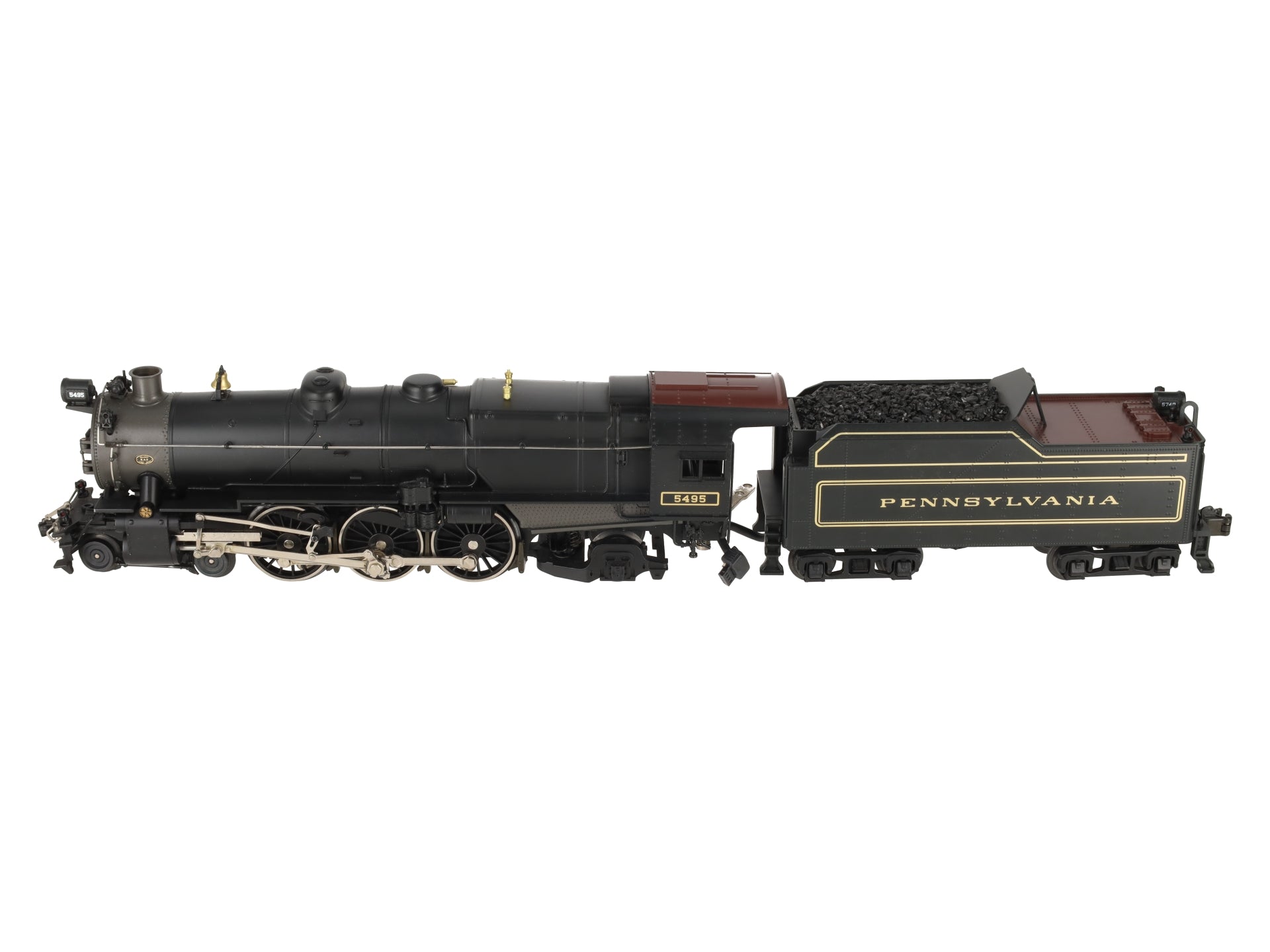 MTH 20-3019 O Gauge 3-Rail PRR Stean Locomotive w/PS1 #5495 EX/Box