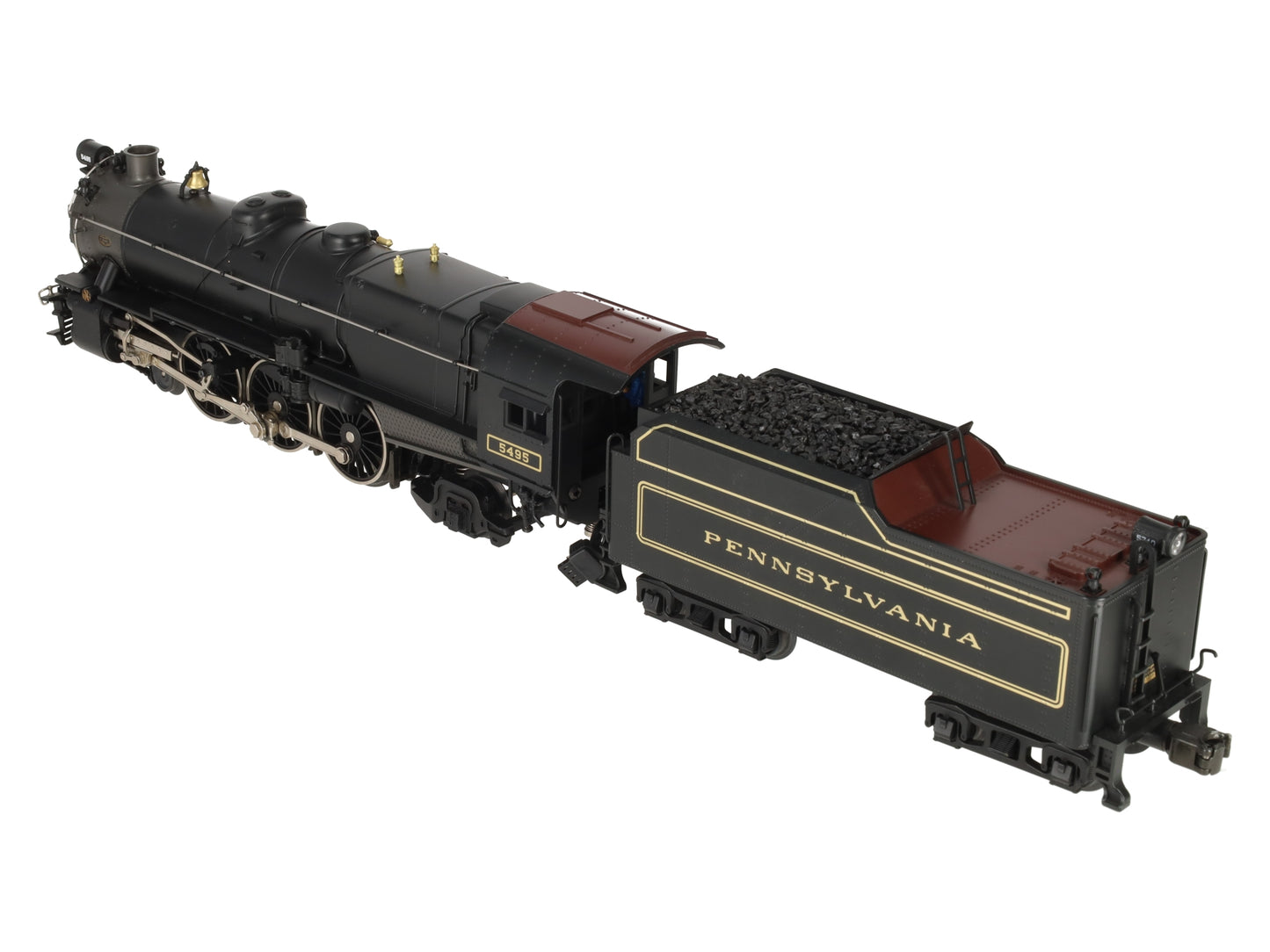 MTH 20-3019 O Gauge 3-Rail PRR Stean Locomotive w/PS1 #5495 EX/Box