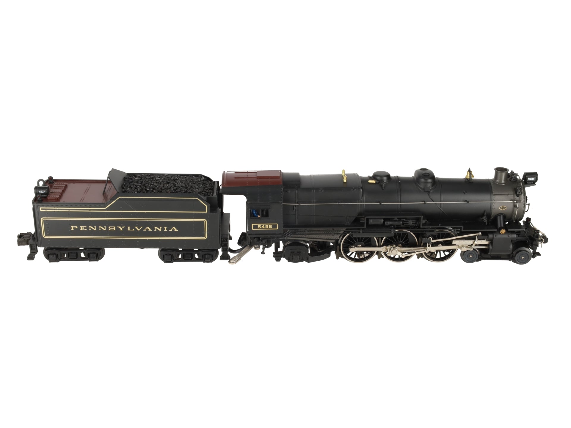 MTH 20-3019 O Gauge 3-Rail PRR Stean Locomotive w/PS1 #5495 EX/Box