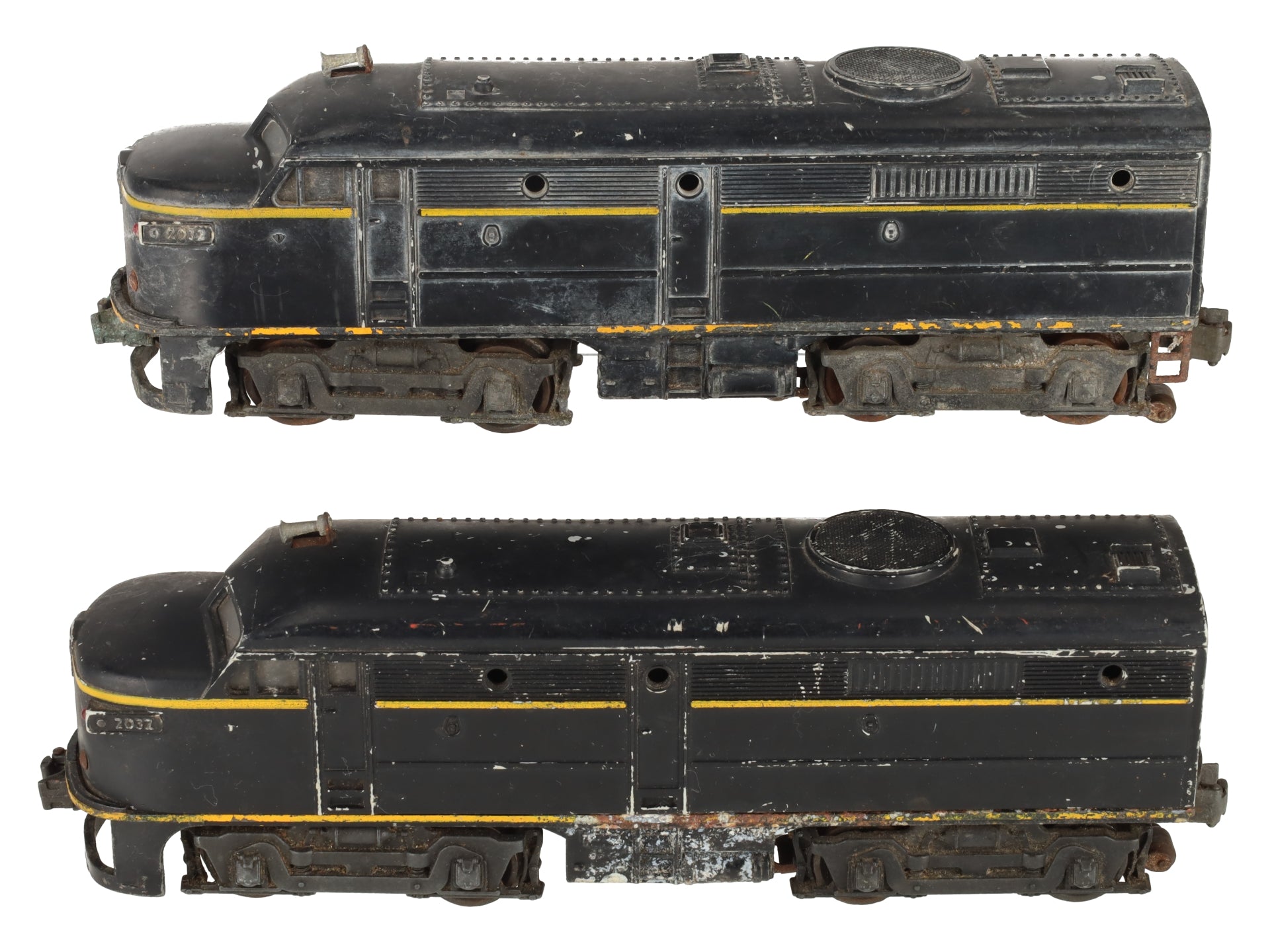 Lionel 2032 Vintage O Gauge Erie Alco AA Diesel Locomotive Set