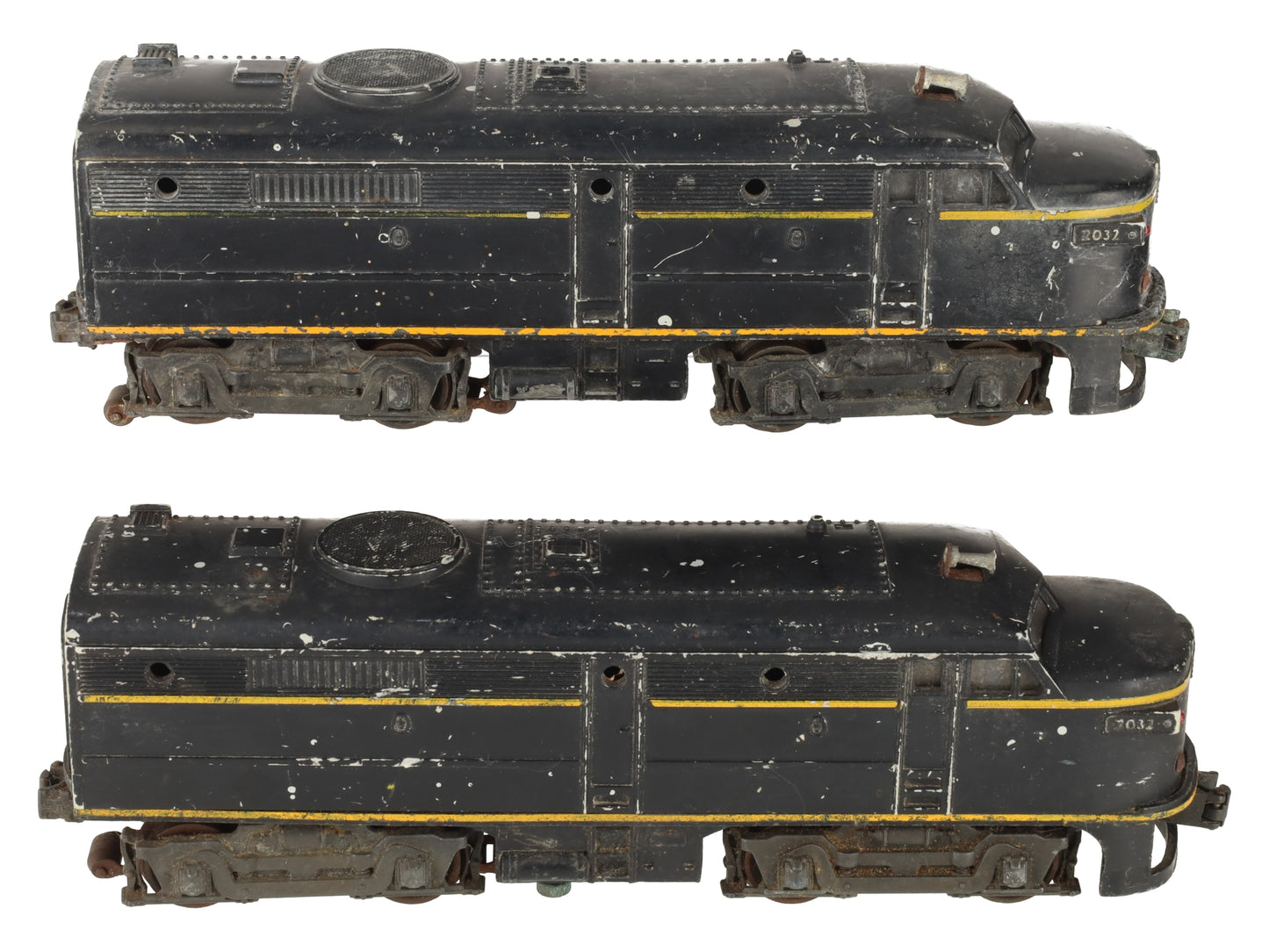 Lionel 2032 Vintage O Gauge Erie Alco AA Diesel Locomotive Set