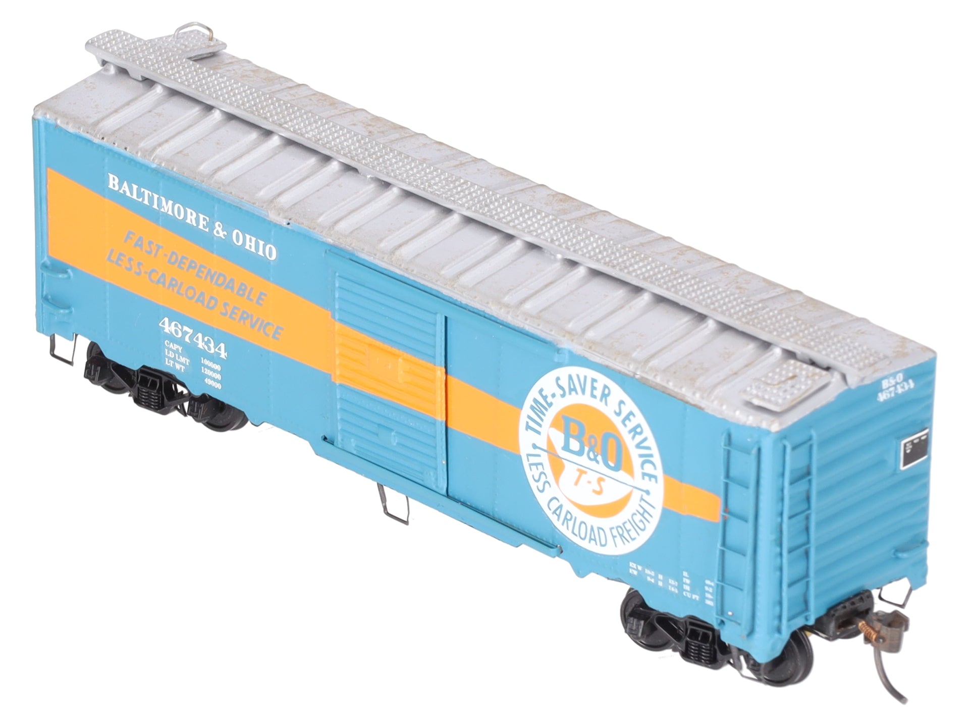 HO BRASS B&O Box Car #467434 - Factory Painted