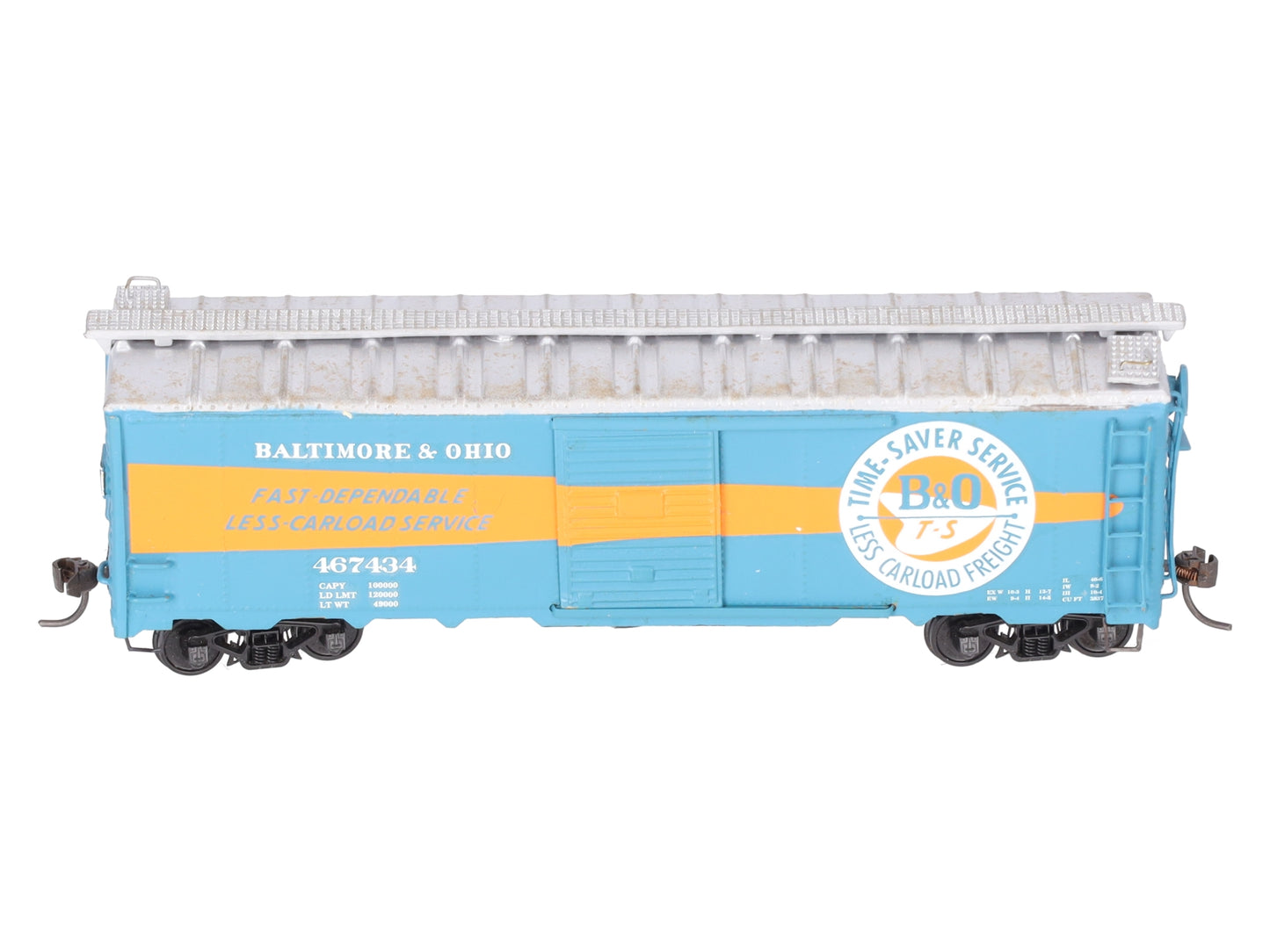 HO BRASS B&O Box Car #467434 - Factory Painted