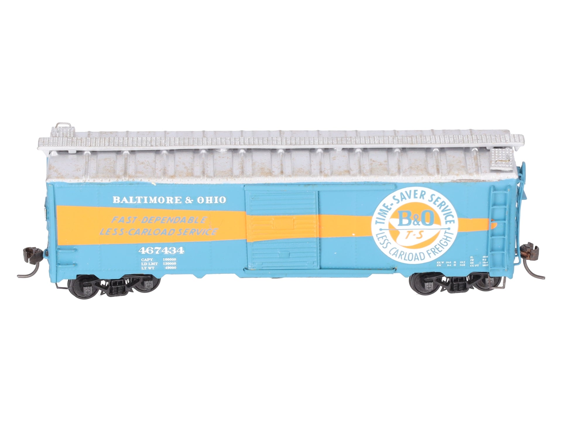 HO BRASS B&O Box Car #467434 - Factory Painted