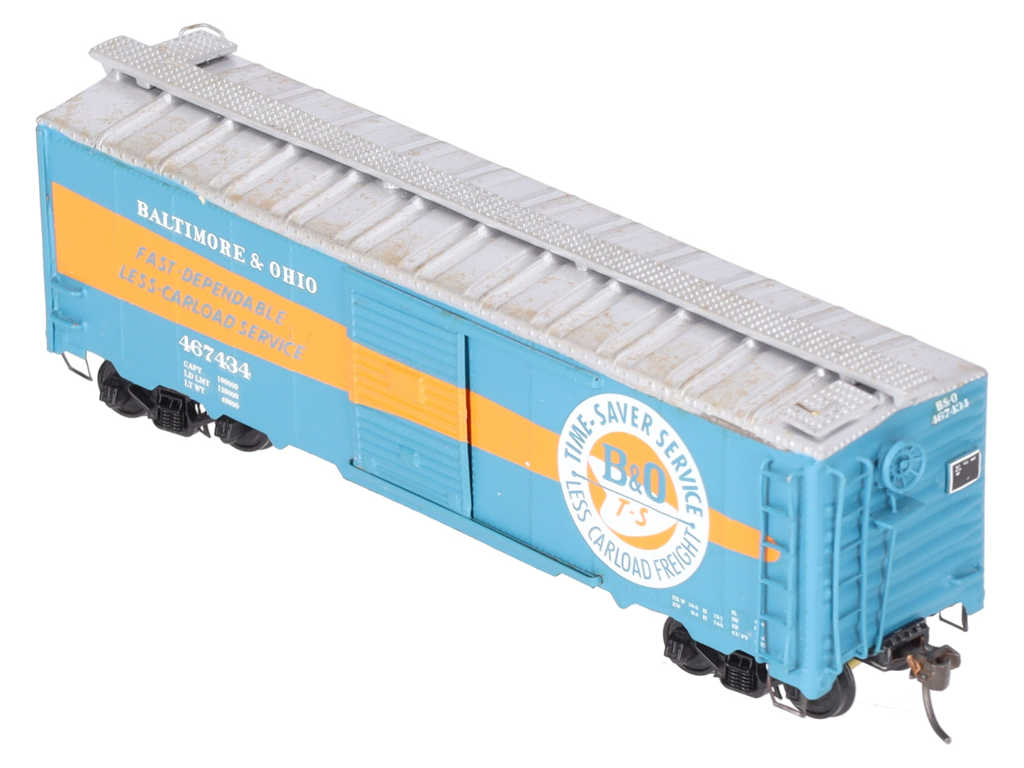 HO BRASS B&O Box Car #467434 - Factory Painted