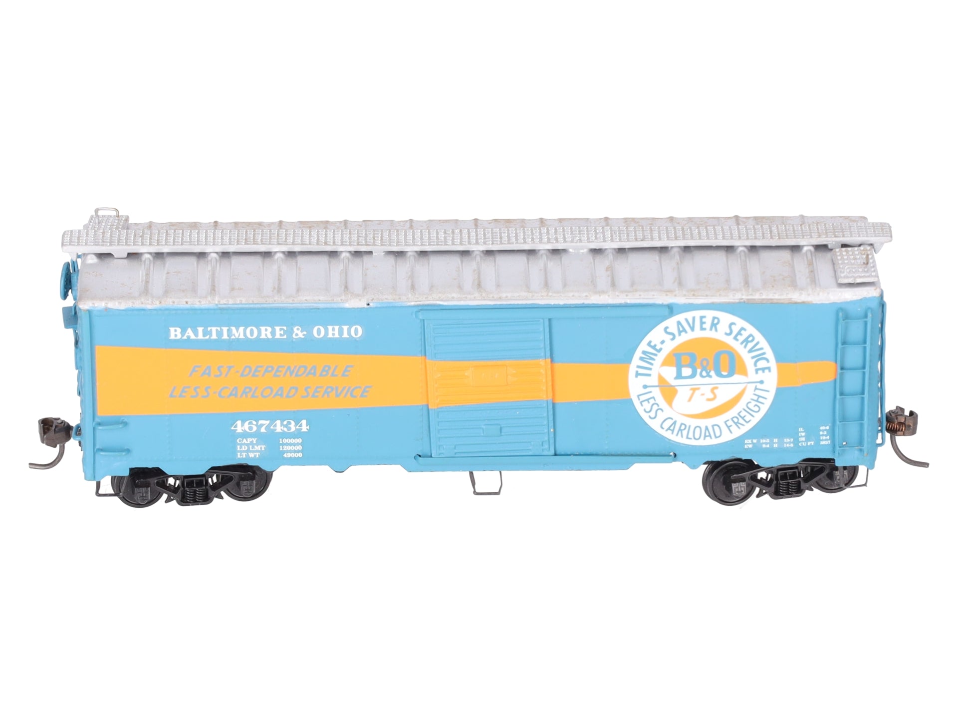 HO BRASS B&O Box Car #467434 - Factory Painted