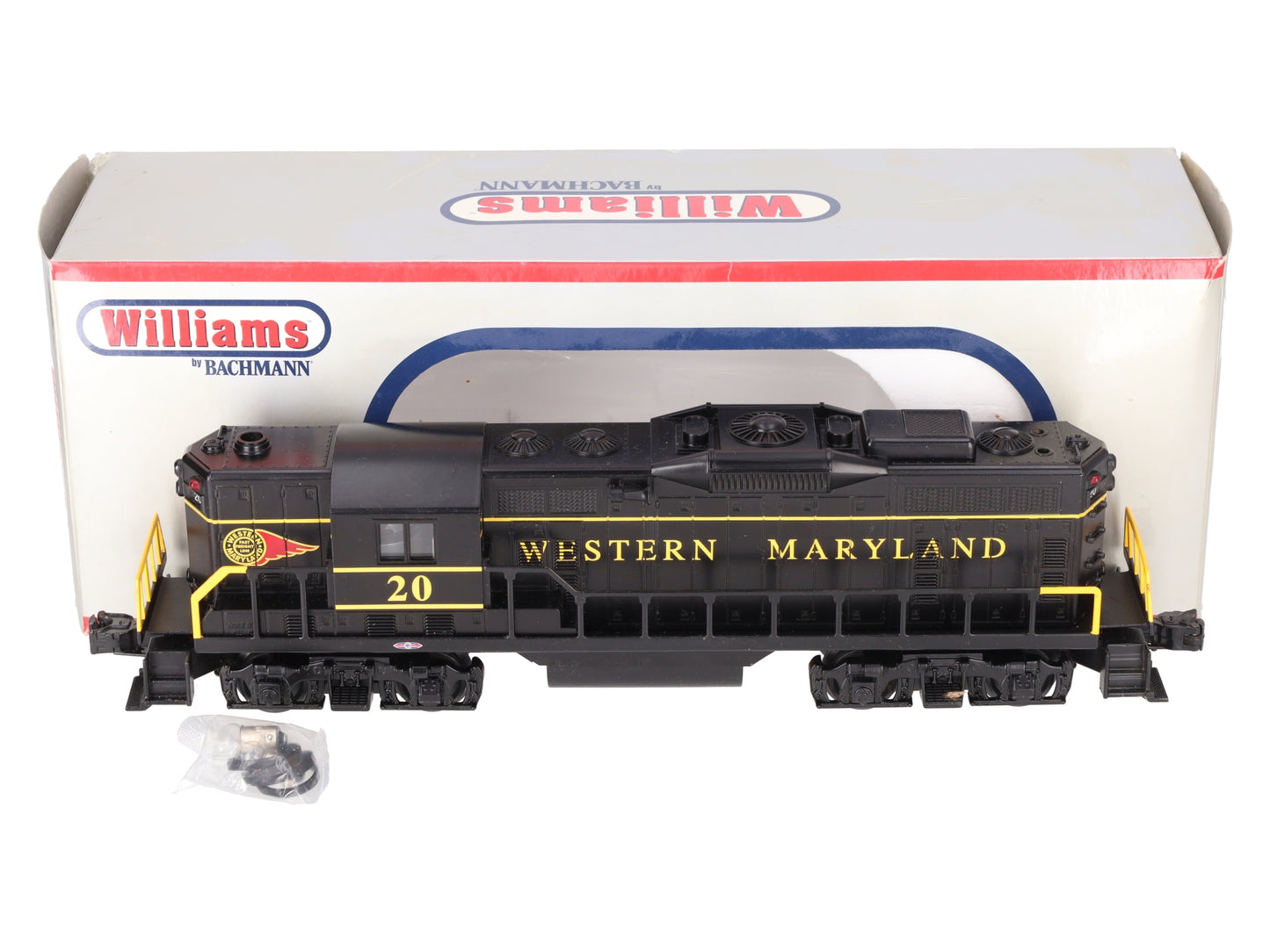Williams 21450 O Gauge Western Maryland GP9 Powered Diesel Locomotive EX/Box