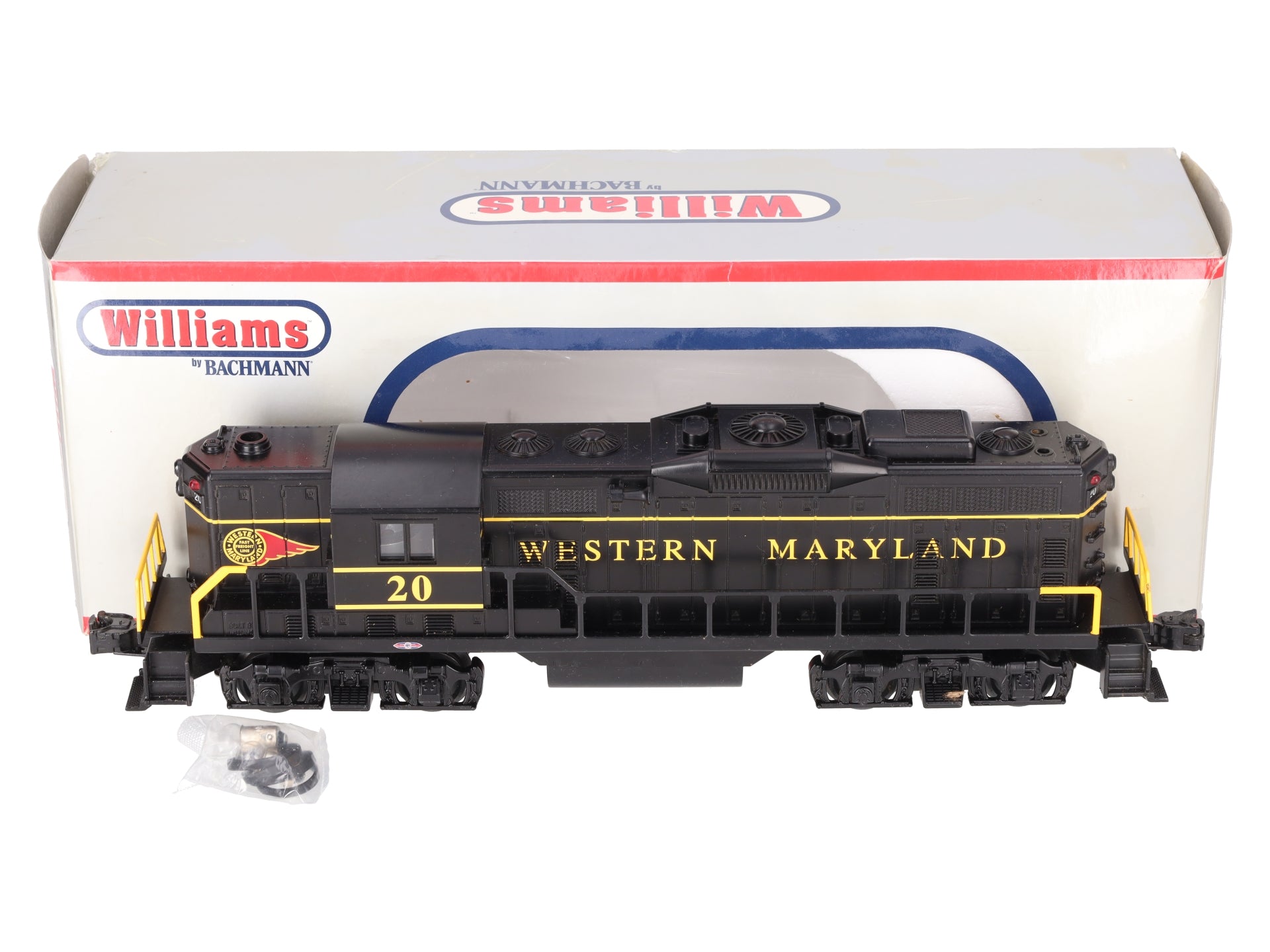 Williams 21450 O Gauge Western Maryland GP9 Powered Diesel Locomotive EX/Box