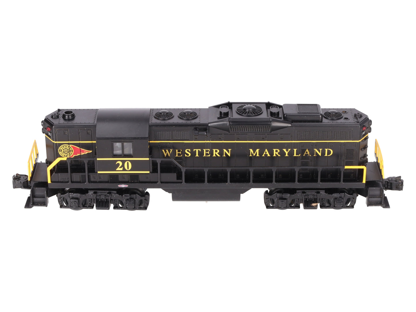 Williams 21450 O Gauge Western Maryland GP9 Powered Diesel Locomotive EX/Box