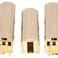 MTS Imports HO BRASS Unpainted BMT D-Type Articulated Subway Car Set #6001A/B/C EX/Box