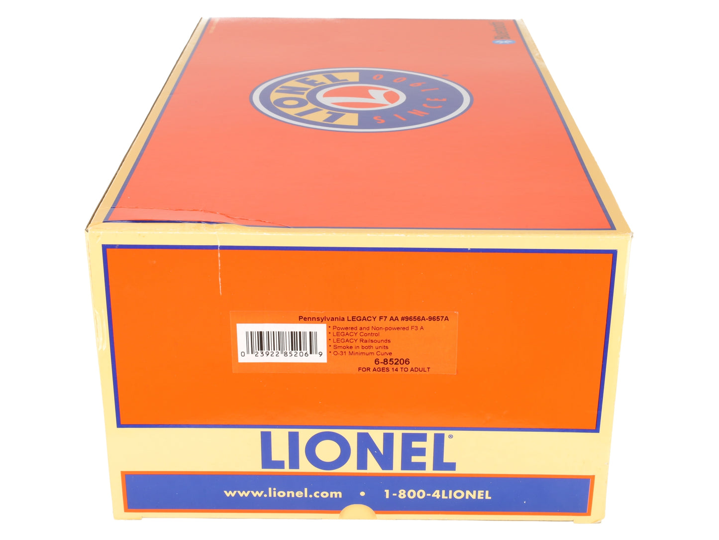 Lionel 6-85206 Pennsylvania Legacy F7 AA Diesel Locomotive Set #9656A/9657A VG/Box
