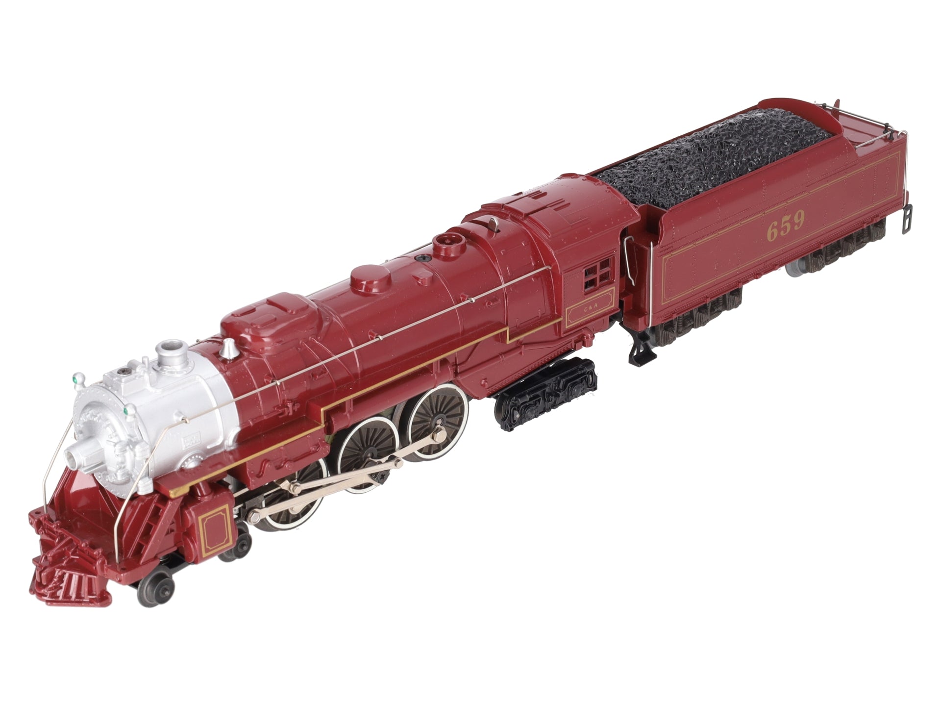 Lionel 6-8101 O Gauge Chicago & Alton 4-6-4 Steam Locomotive & Tender #659 EX/Box