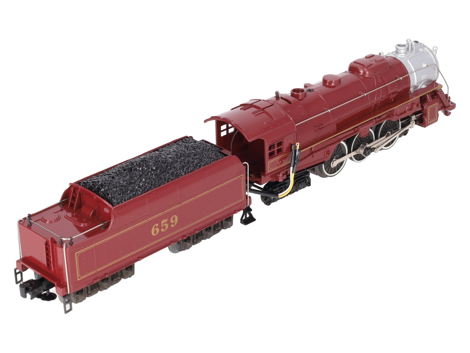 Lionel 6-8101 O Gauge Chicago & Alton 4-6-4 Steam Locomotive & Tender #659 EX/Box