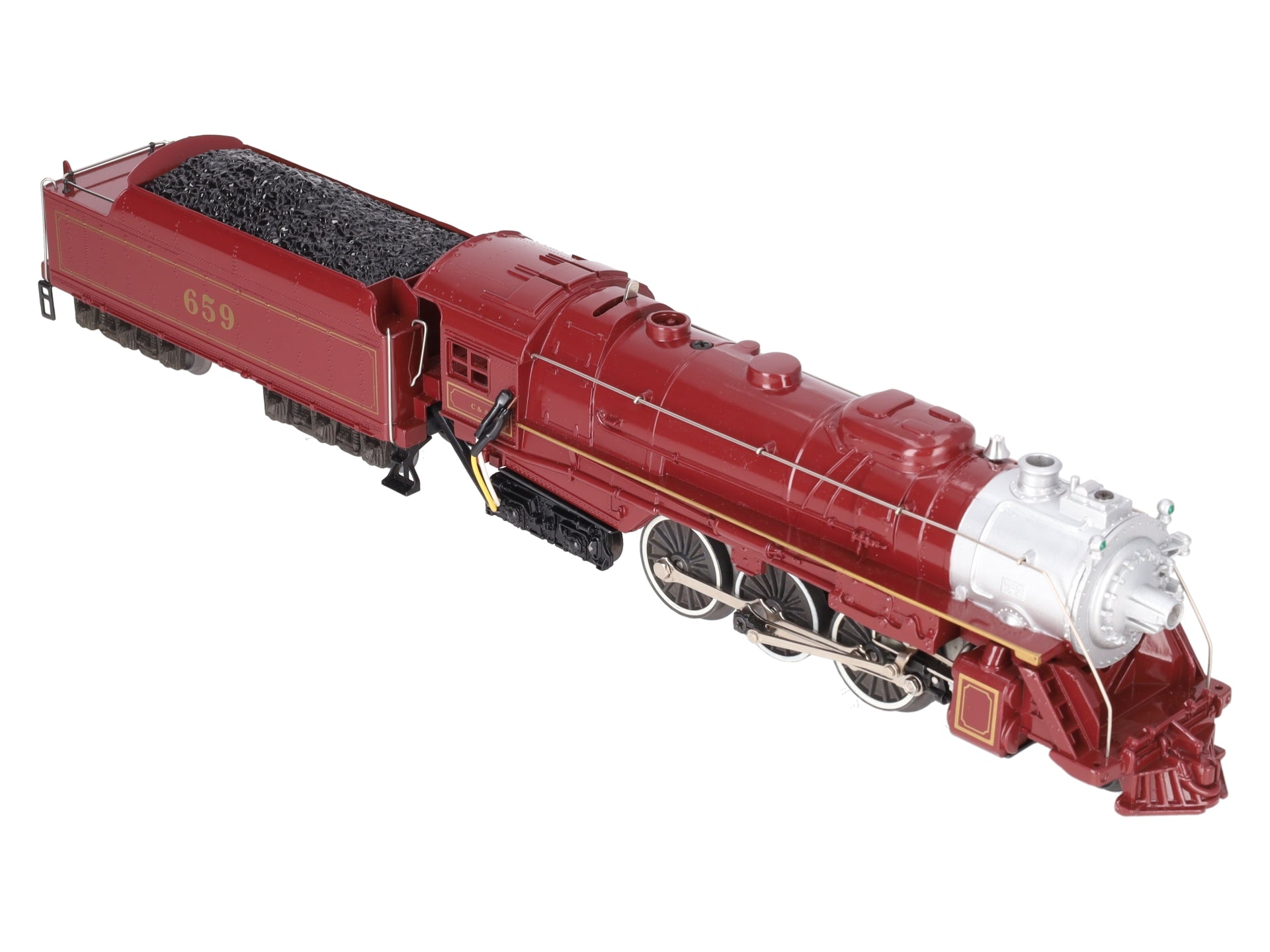 Lionel 6-8101 O Gauge Chicago & Alton 4-6-4 Steam Locomotive & Tender #659 EX/Box