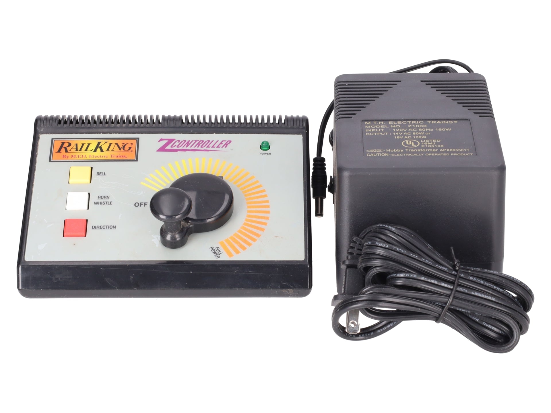 MTH 40-1000 O Z-1000 Hobby Transformer & Controller EX/Box