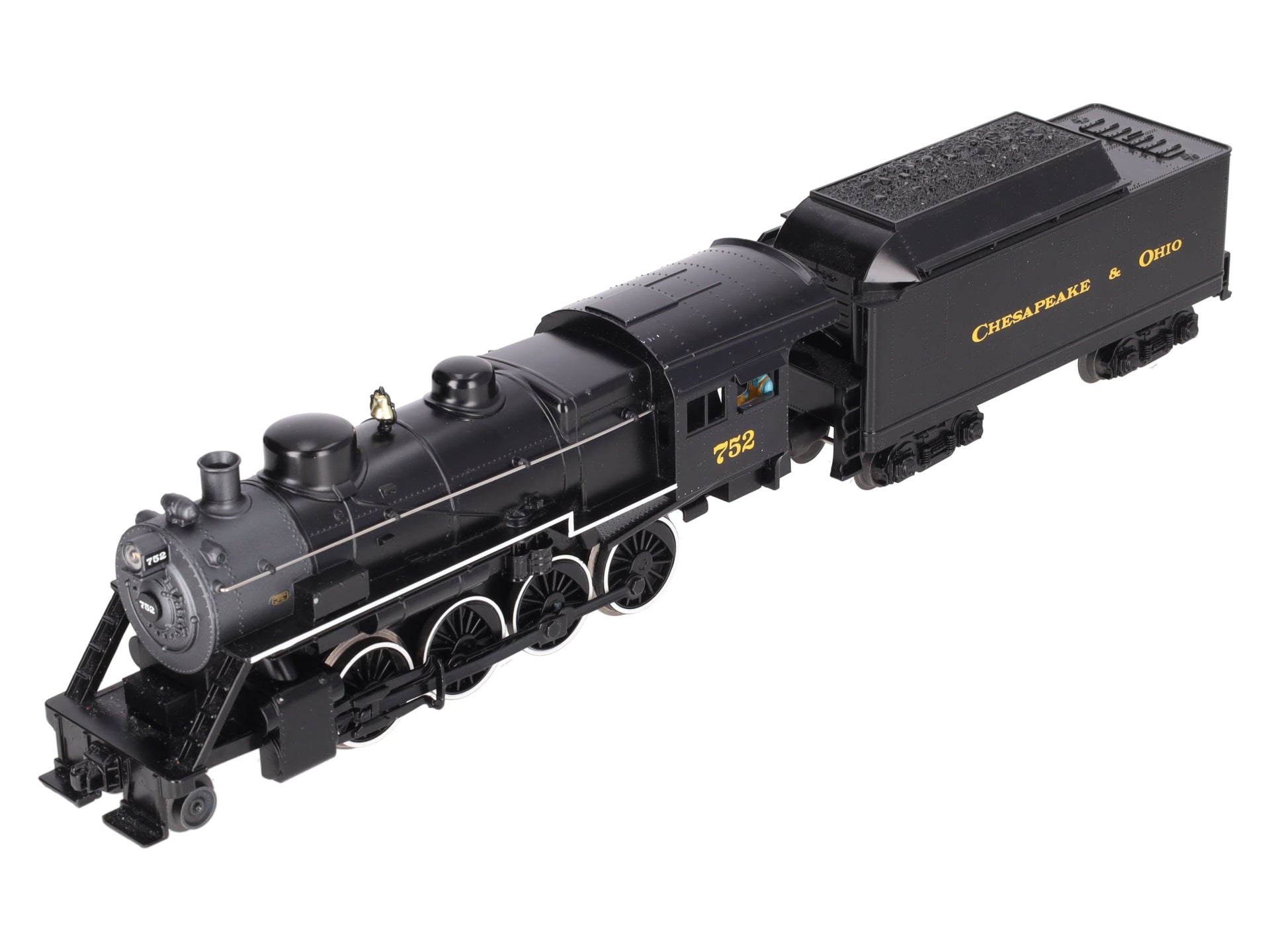 Lionel 2332130 O Chesapeake & Ohio LionChief 2-8-0 Steam Locomotive #752 EX/Box