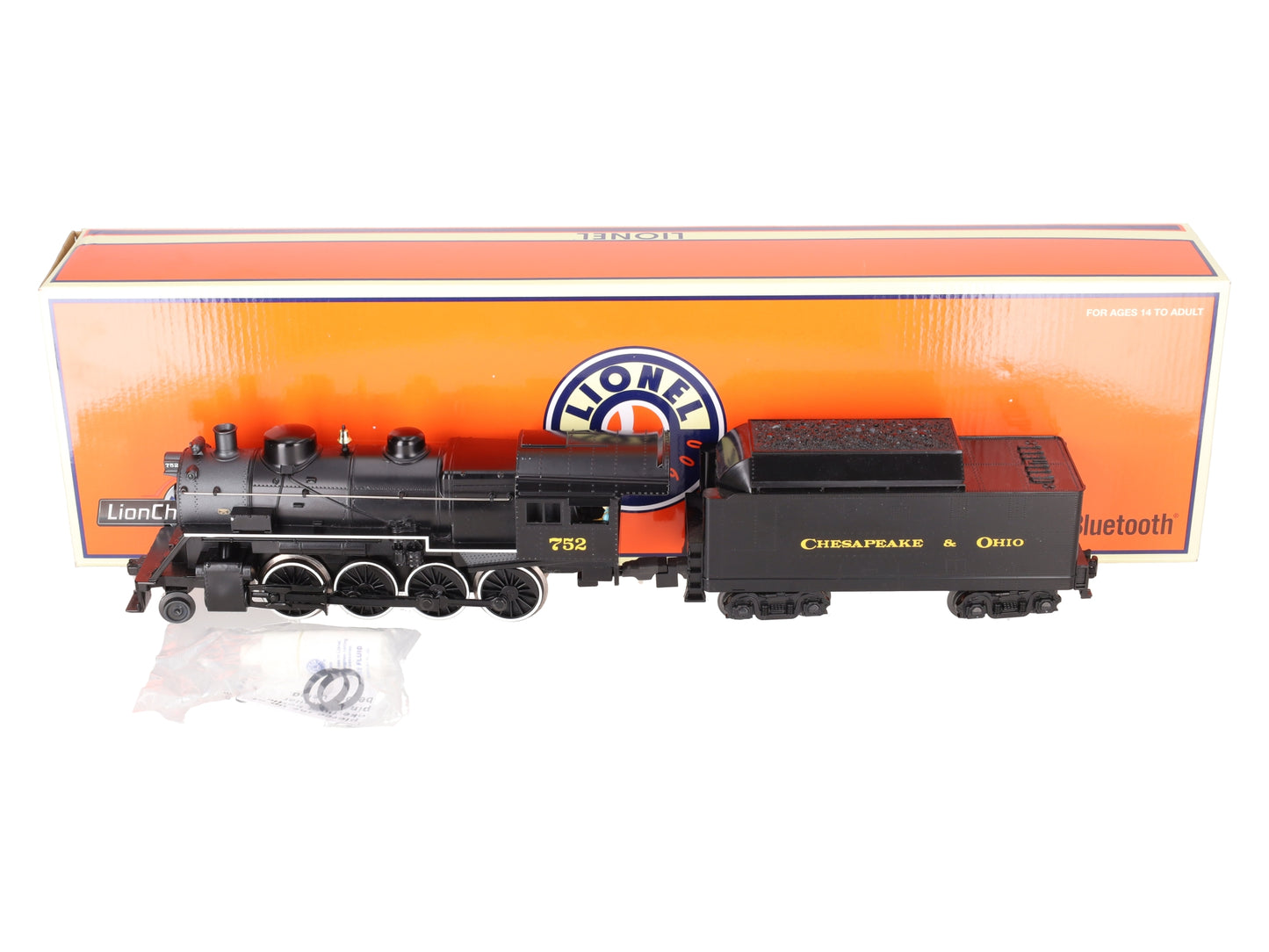 Lionel 2332130 O Chesapeake & Ohio LionChief 2-8-0 Steam Locomotive #752 EX/Box