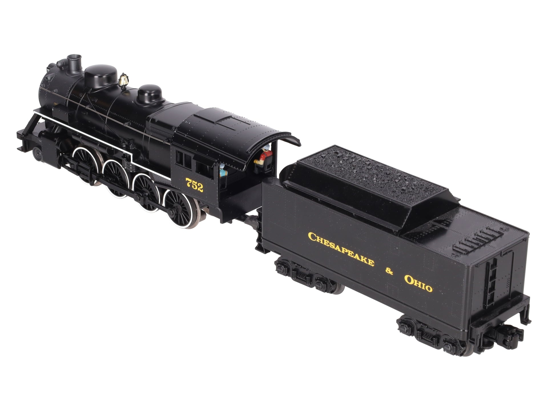 Lionel 2332130 O Chesapeake & Ohio LionChief 2-8-0 Steam Locomotive #752 EX/Box