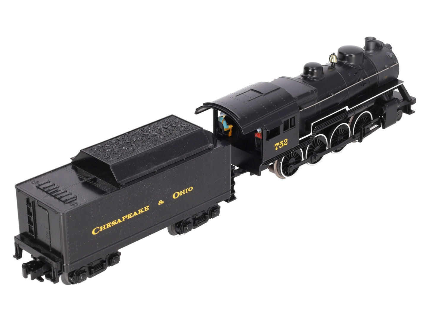 Lionel 2332130 O Chesapeake & Ohio LionChief 2-8-0 Steam Locomotive #752 EX/Box