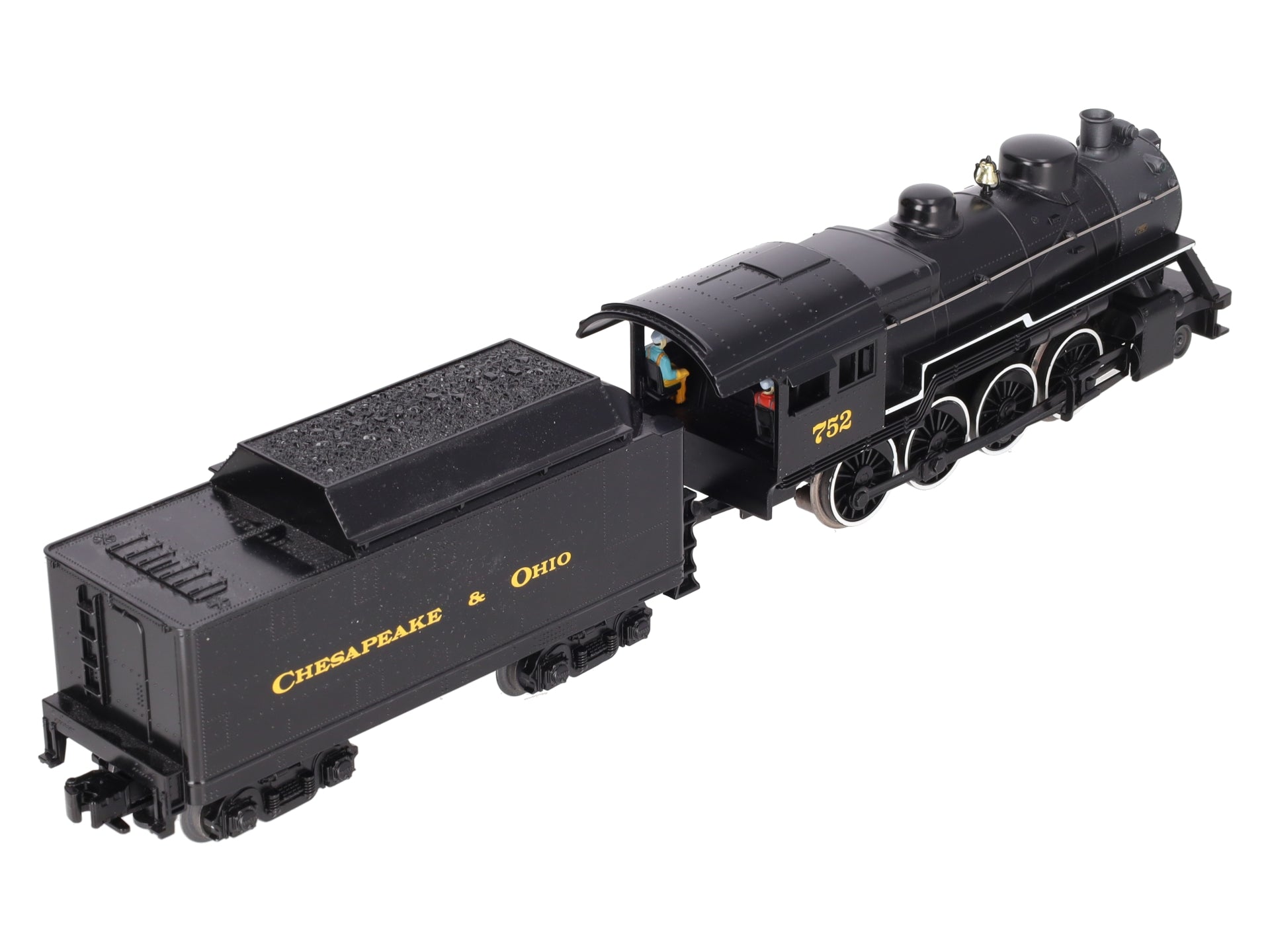 Lionel 2332130 O Chesapeake & Ohio LionChief 2-8-0 Steam Locomotive #752 EX/Box