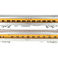 MTH 20-6695 O DRG 70' Streamlined Sleeper/Diner Passenger Car Set (Set of 2) EX/Box