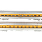 MTH 20-6695 O DRG 70' Streamlined Sleeper/Diner Passenger Car Set (Set of 2) EX/Box