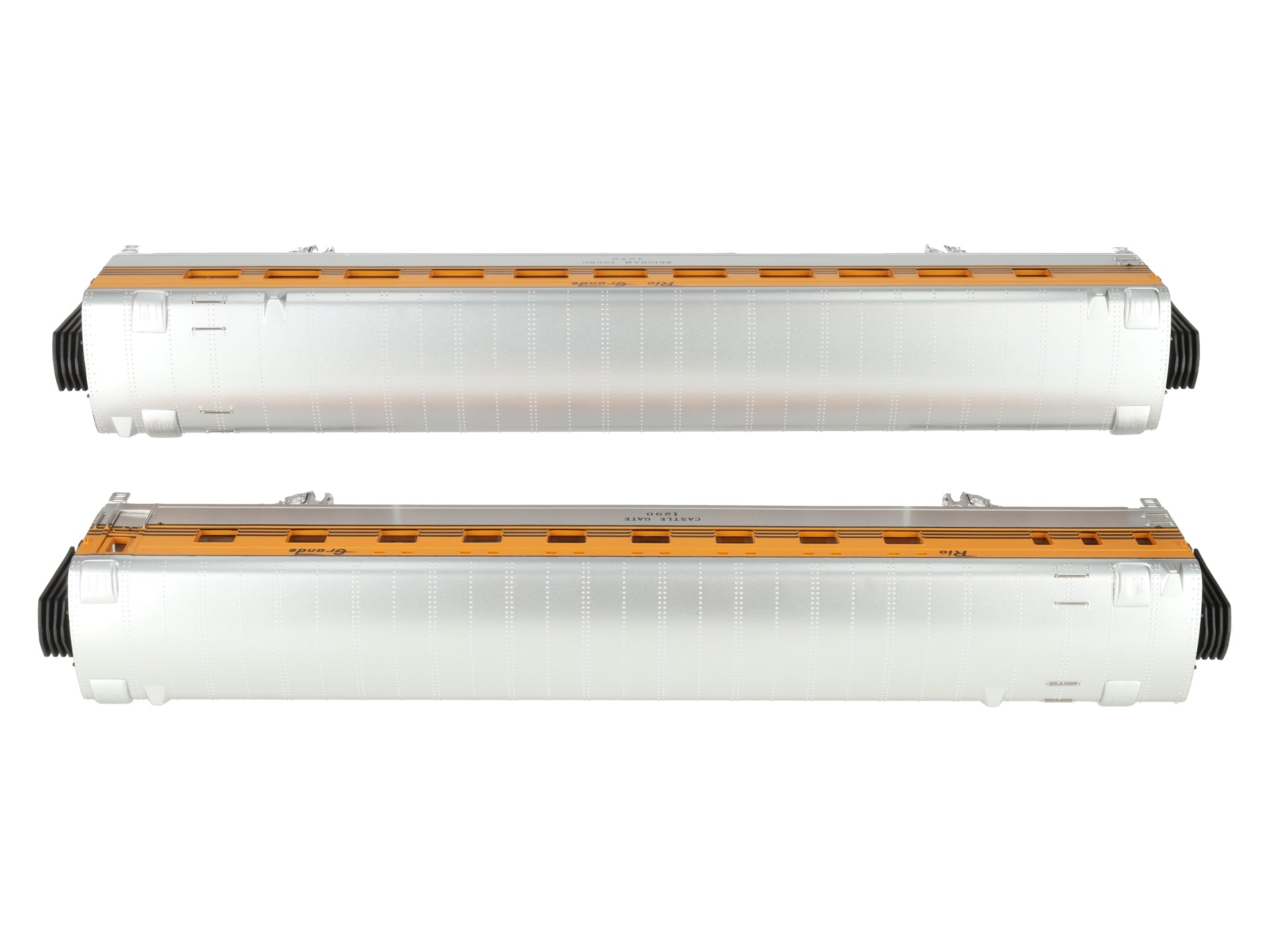 MTH 20-6695 O DRG 70' Streamlined Sleeper/Diner Passenger Car Set (Set of 2) EX/Box