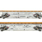 MTH 20-6695 O DRG 70' Streamlined Sleeper/Diner Passenger Car Set (Set of 2) EX/Box