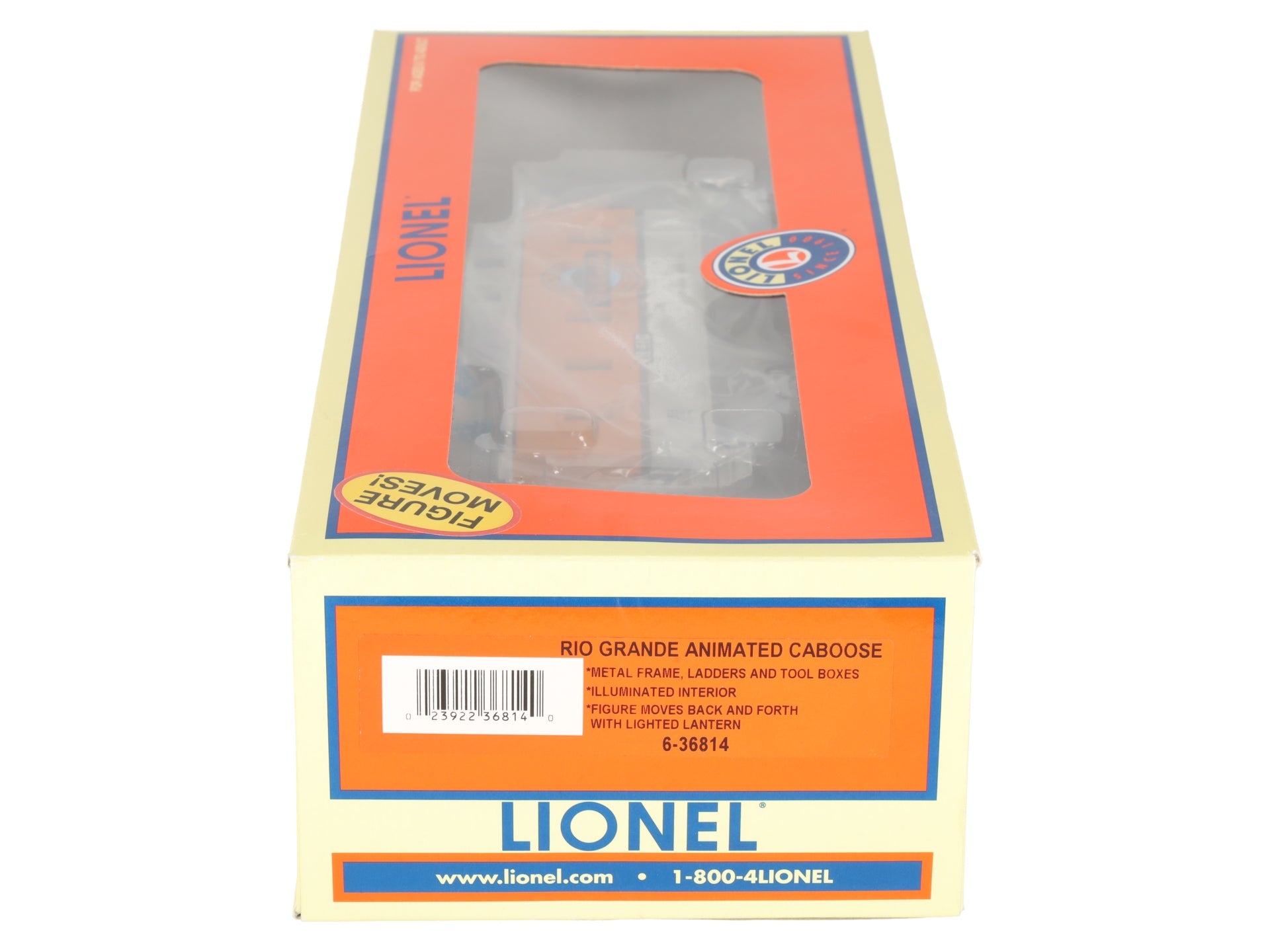 Lionel 6-36814 O Gauge Rio Grande Animated Caboose LN/Box