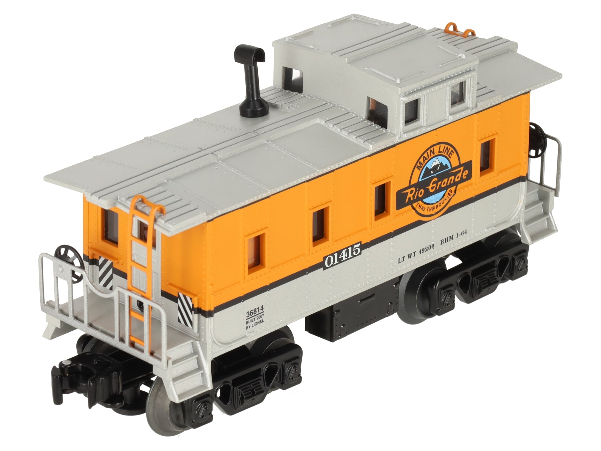 Lionel 6-36814 O Gauge Rio Grande Animated Caboose LN/Box