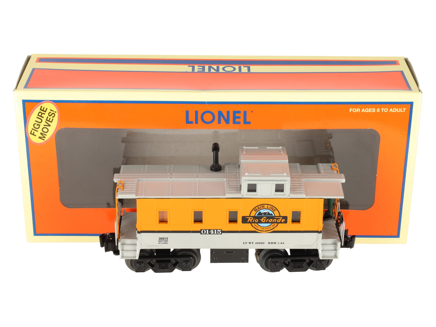 Lionel 6-36814 O Gauge Rio Grande Animated Caboose LN/Box