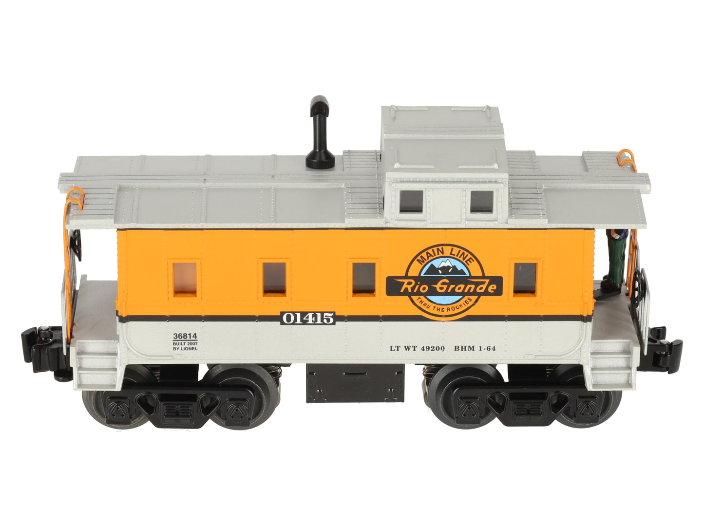 Lionel 6-36814 O Gauge Rio Grande Animated Caboose LN/Box