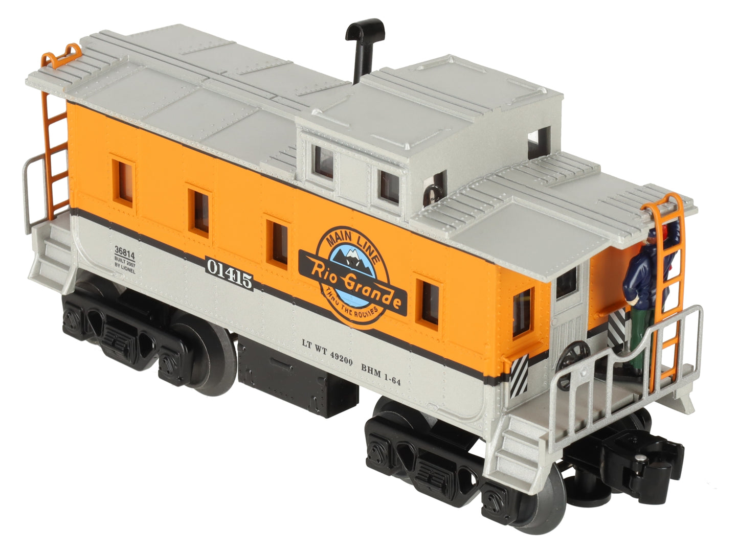 Lionel 6-36814 O Gauge Rio Grande Animated Caboose LN/Box